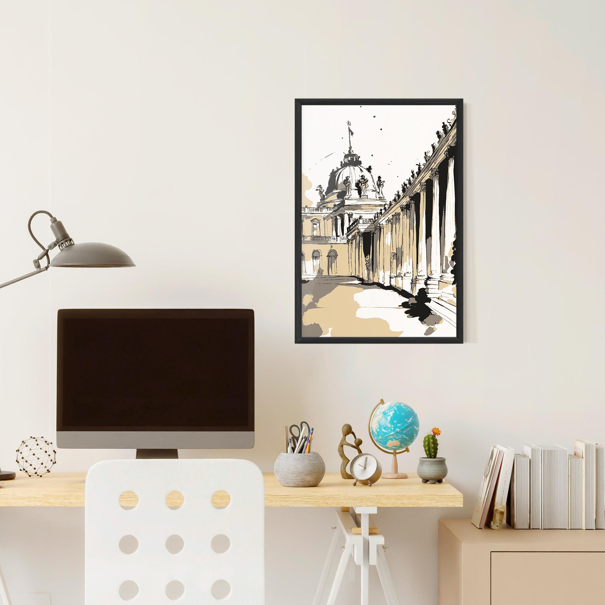 Gerahmte Poster Art Palace Of Versailles mockup 6
