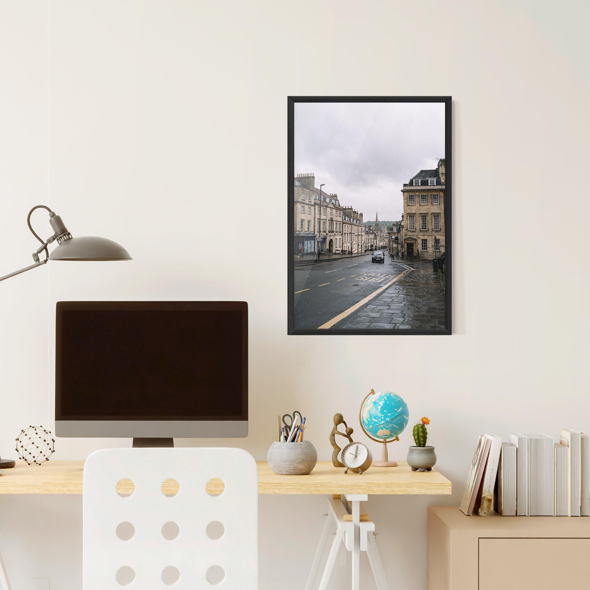 Gerahmte Poster England Street mockup 6