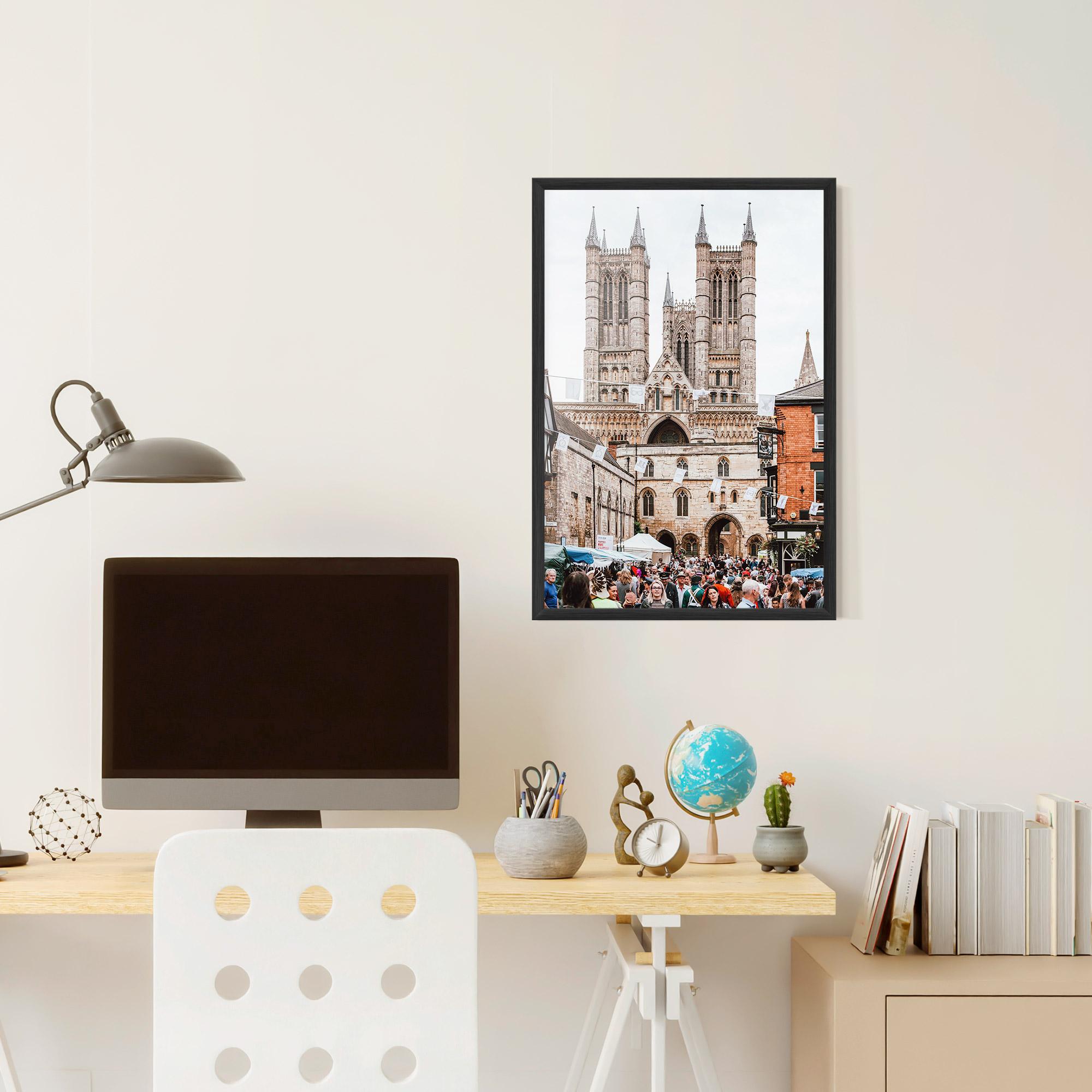 Gerahmte Poster Lincoln Cathedral mockup 6