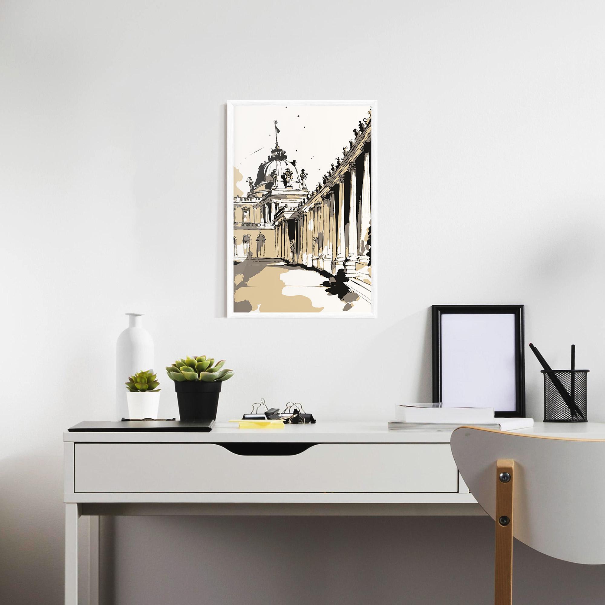 Gerahmte Poster Art Palace Of Versailles mockup 7