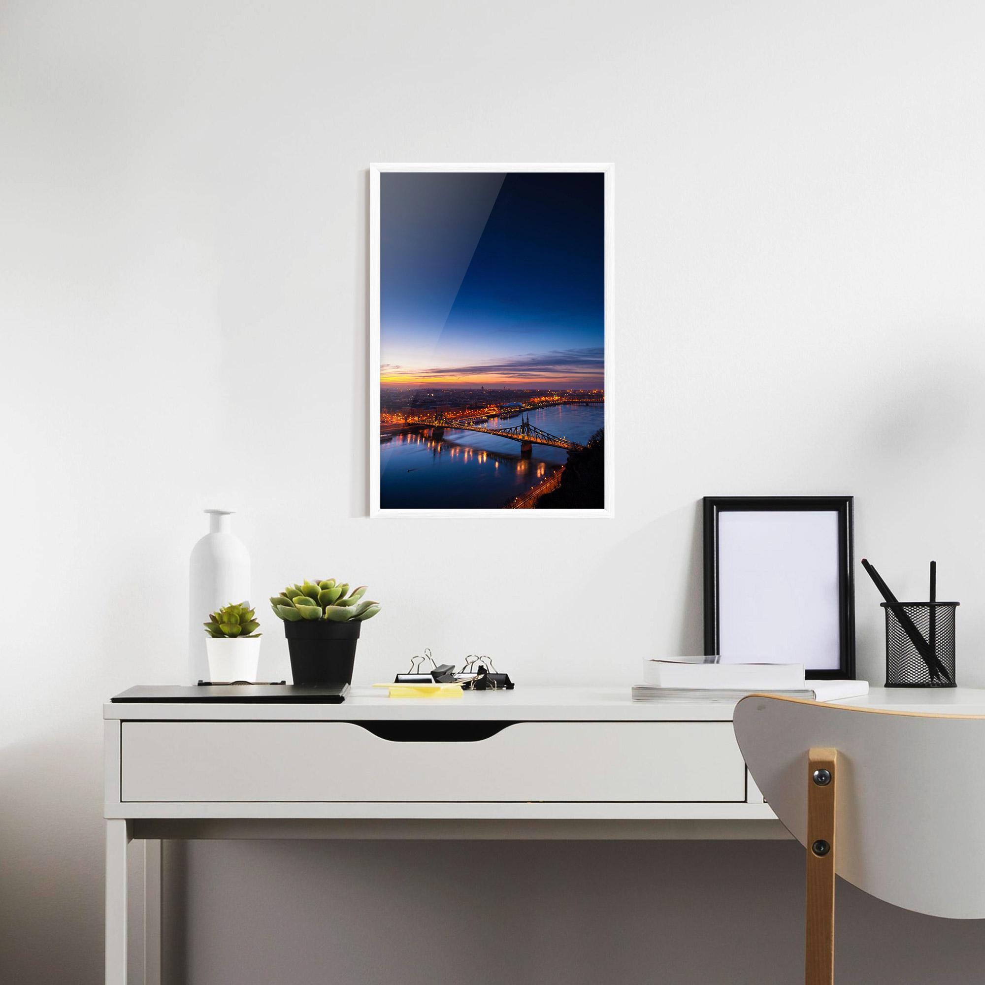 Gerahmte Poster Budapest Sunset mockup 7