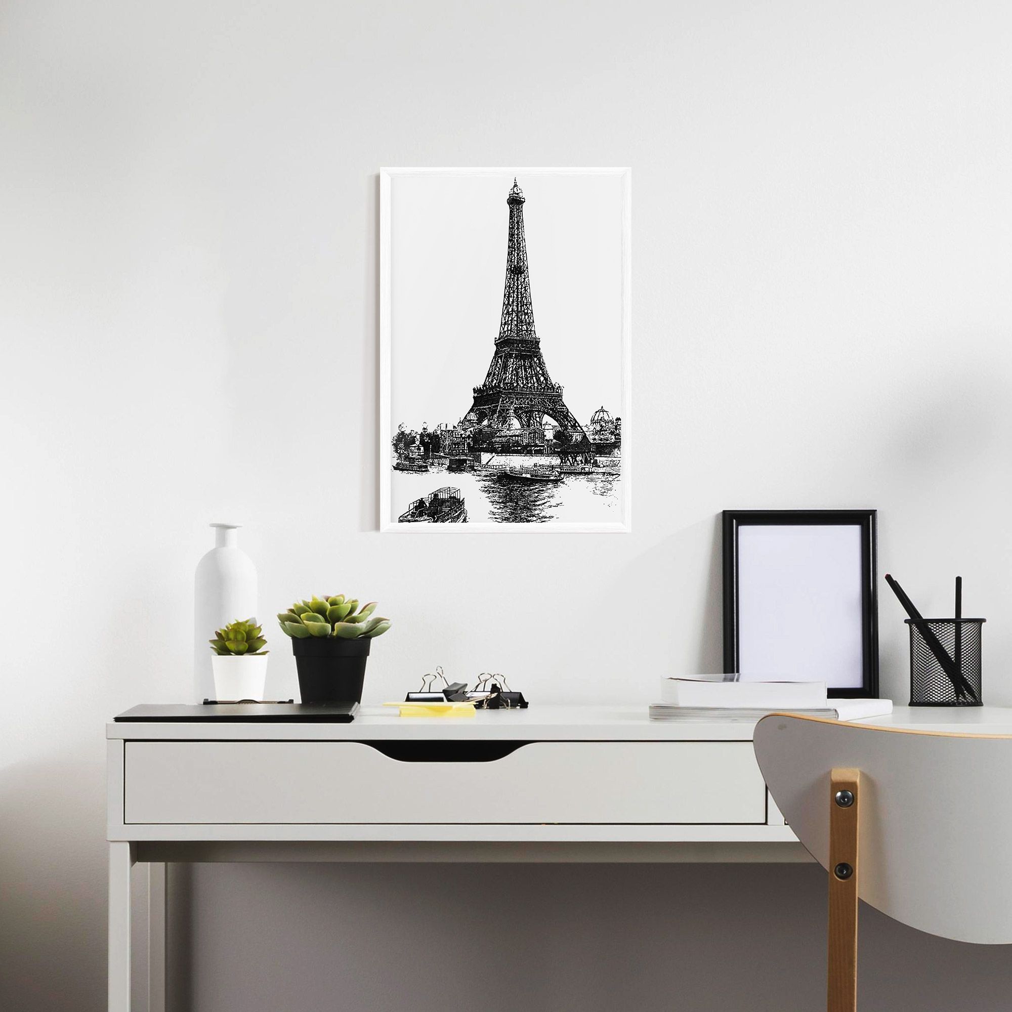 Eiffel Tower Drawing mockup 7