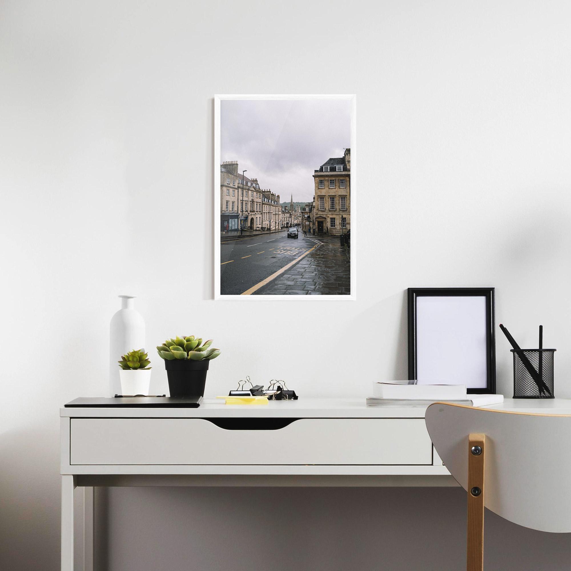 Gerahmte Poster England Street mockup 7