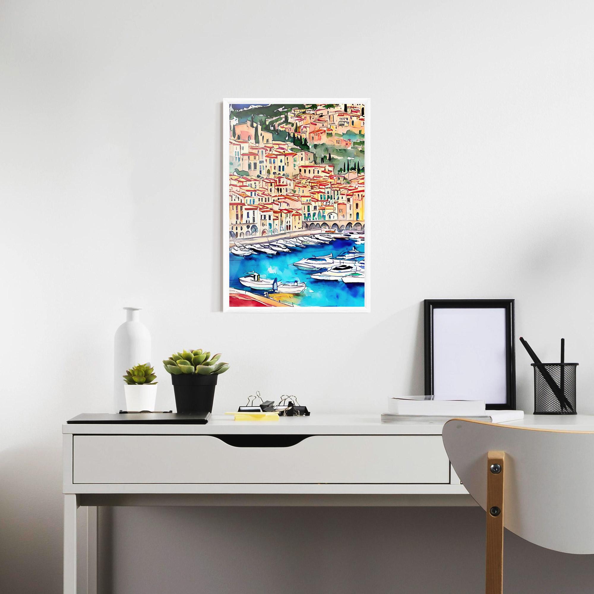Gerahmte Poster French City mockup 7