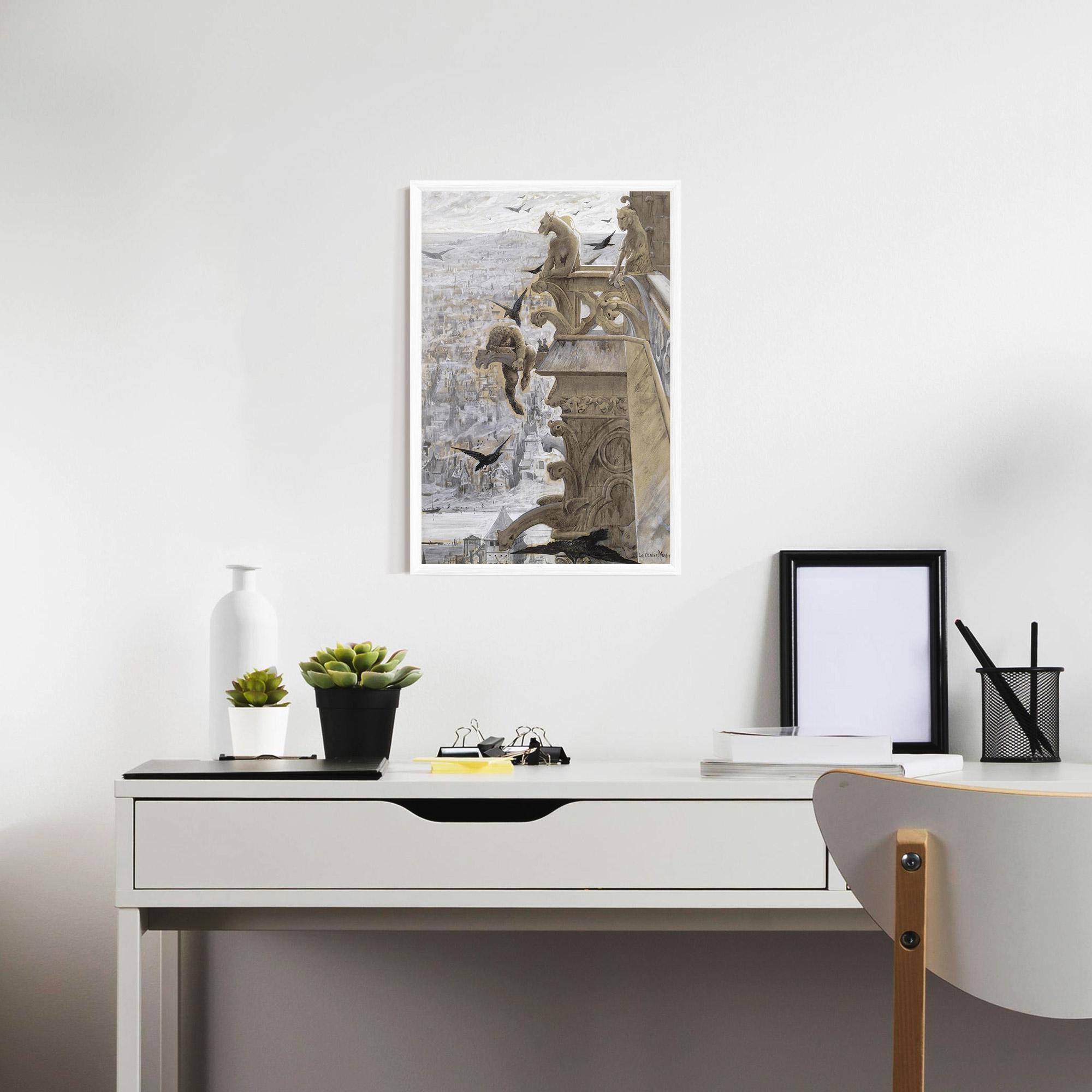 Gerahmte Poster Notre Dame mockup 7