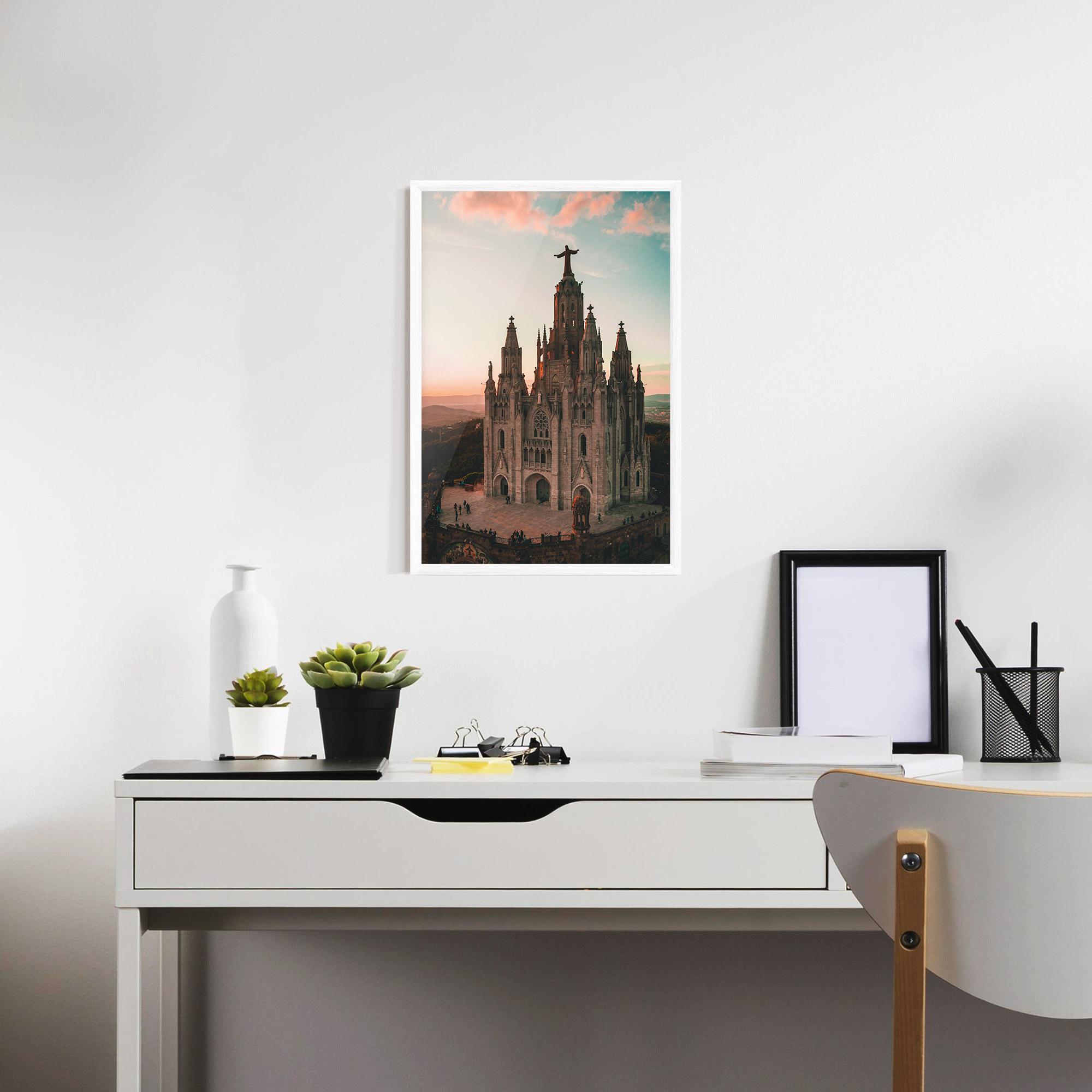Gerahmte Poster Tibidabo Barcelona mockup 7