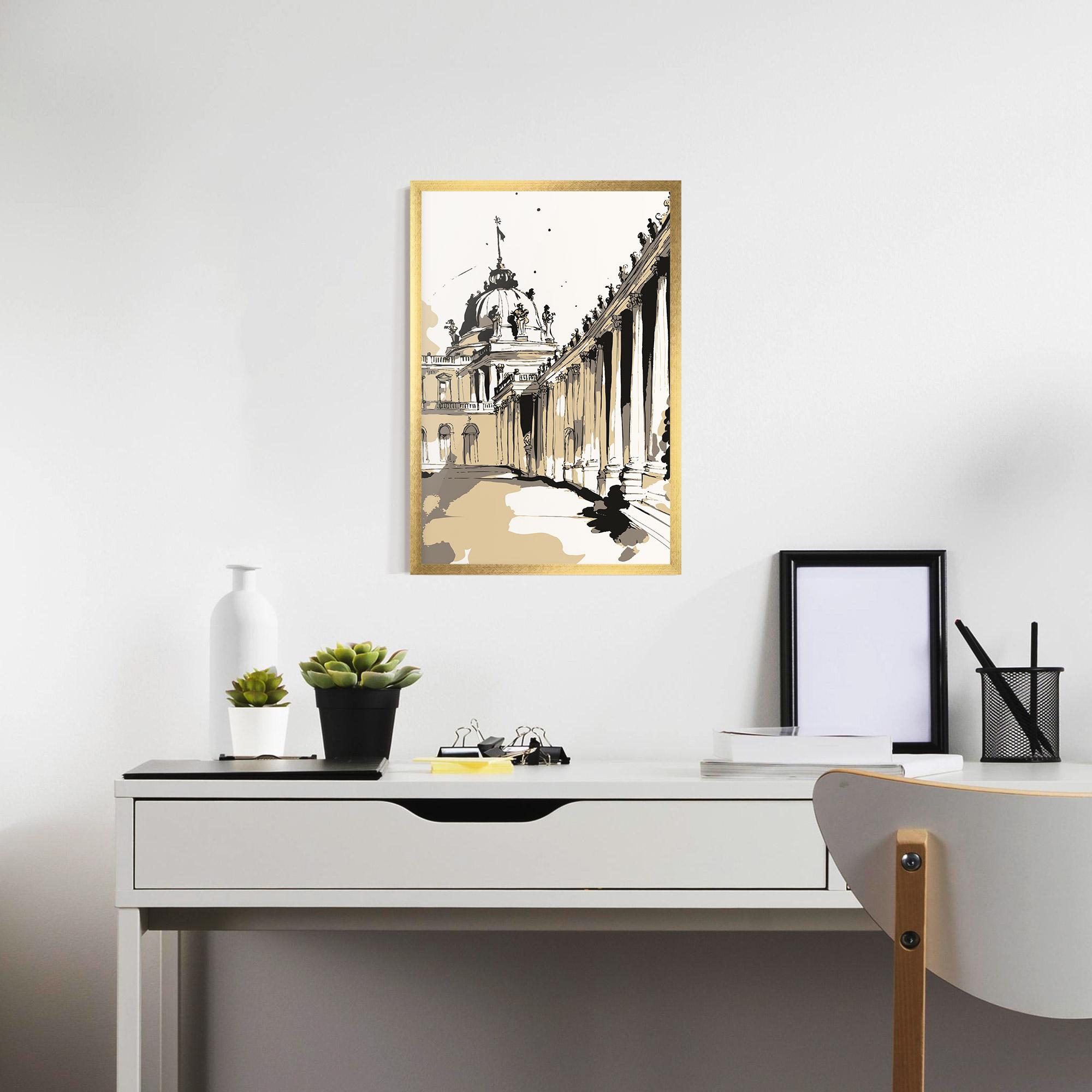 Gerahmte Poster Art Palace Of Versailles mockup 7