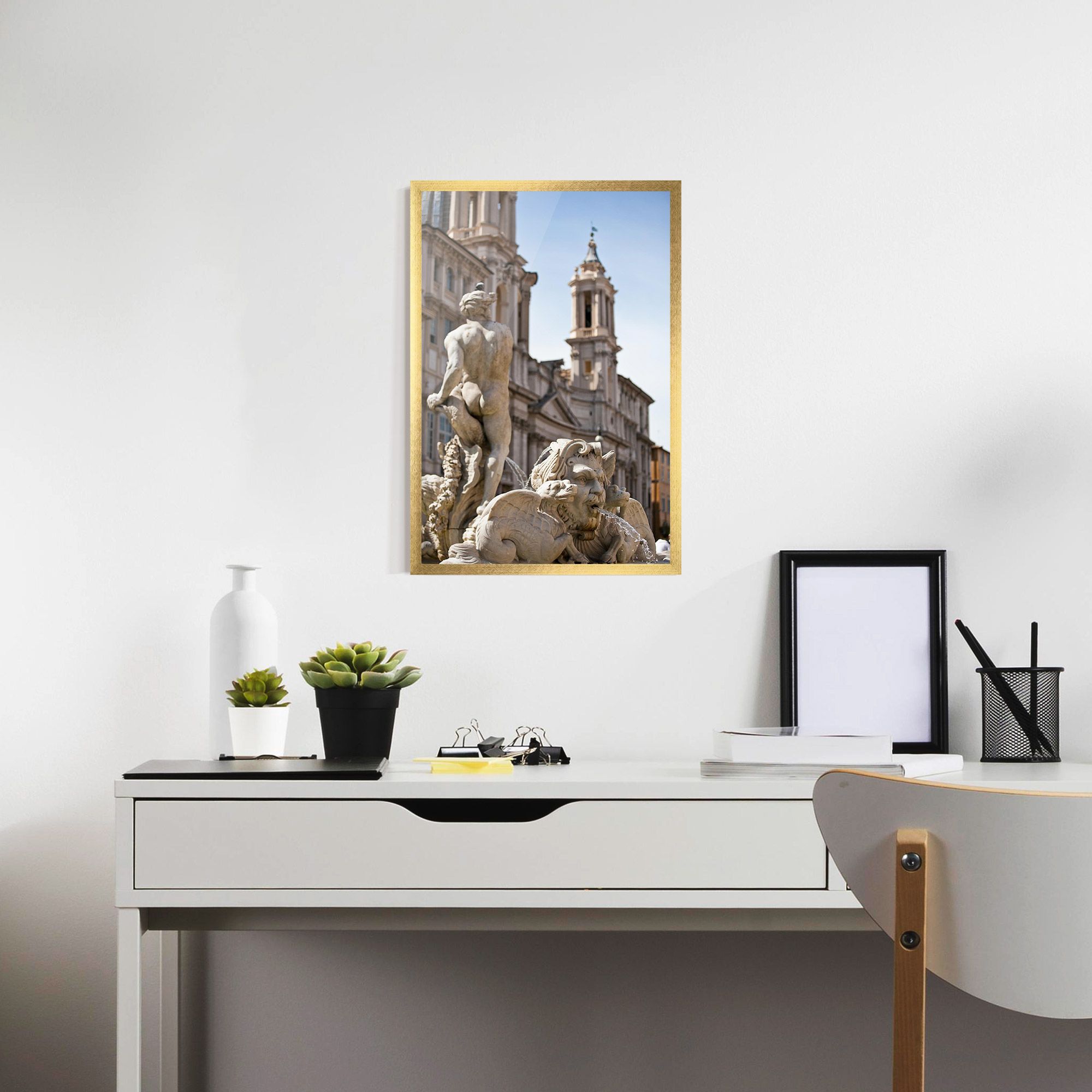 Baroque Statue Italy mockup 7