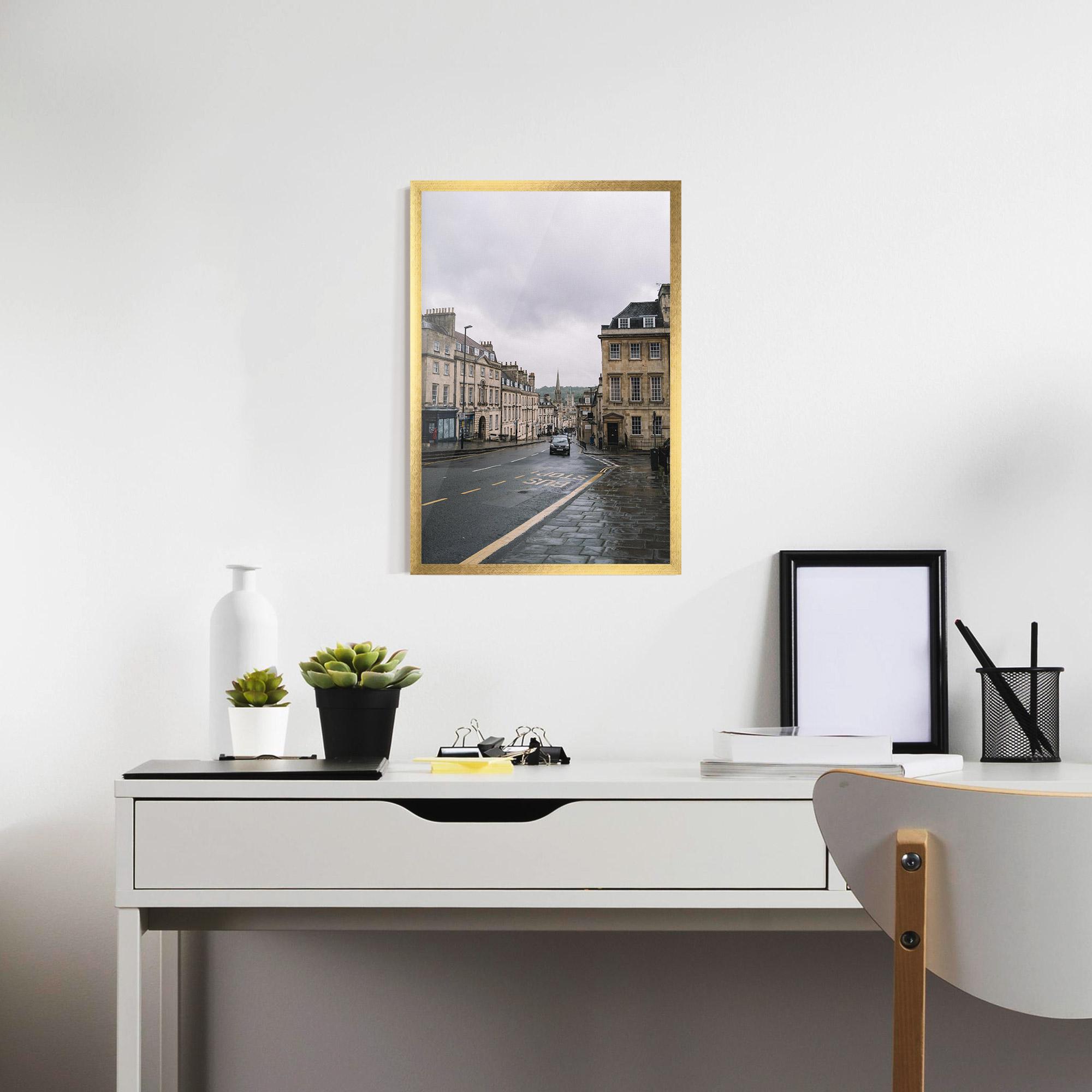 Gerahmte Poster England Street mockup 7