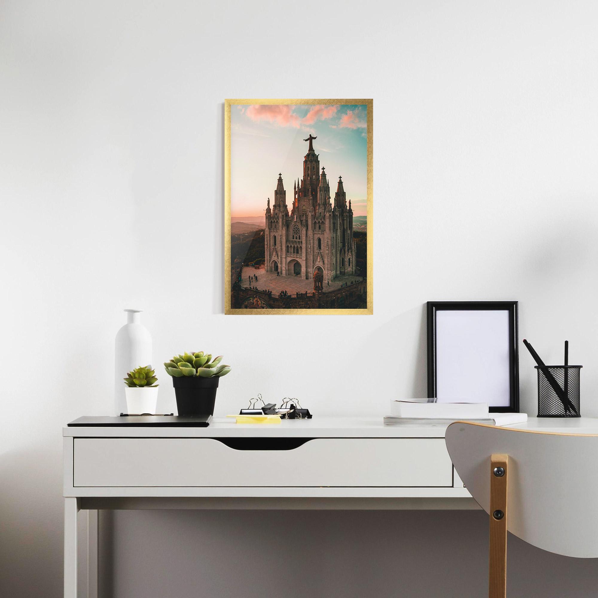 Gerahmte Poster Tibidabo Barcelona mockup 7