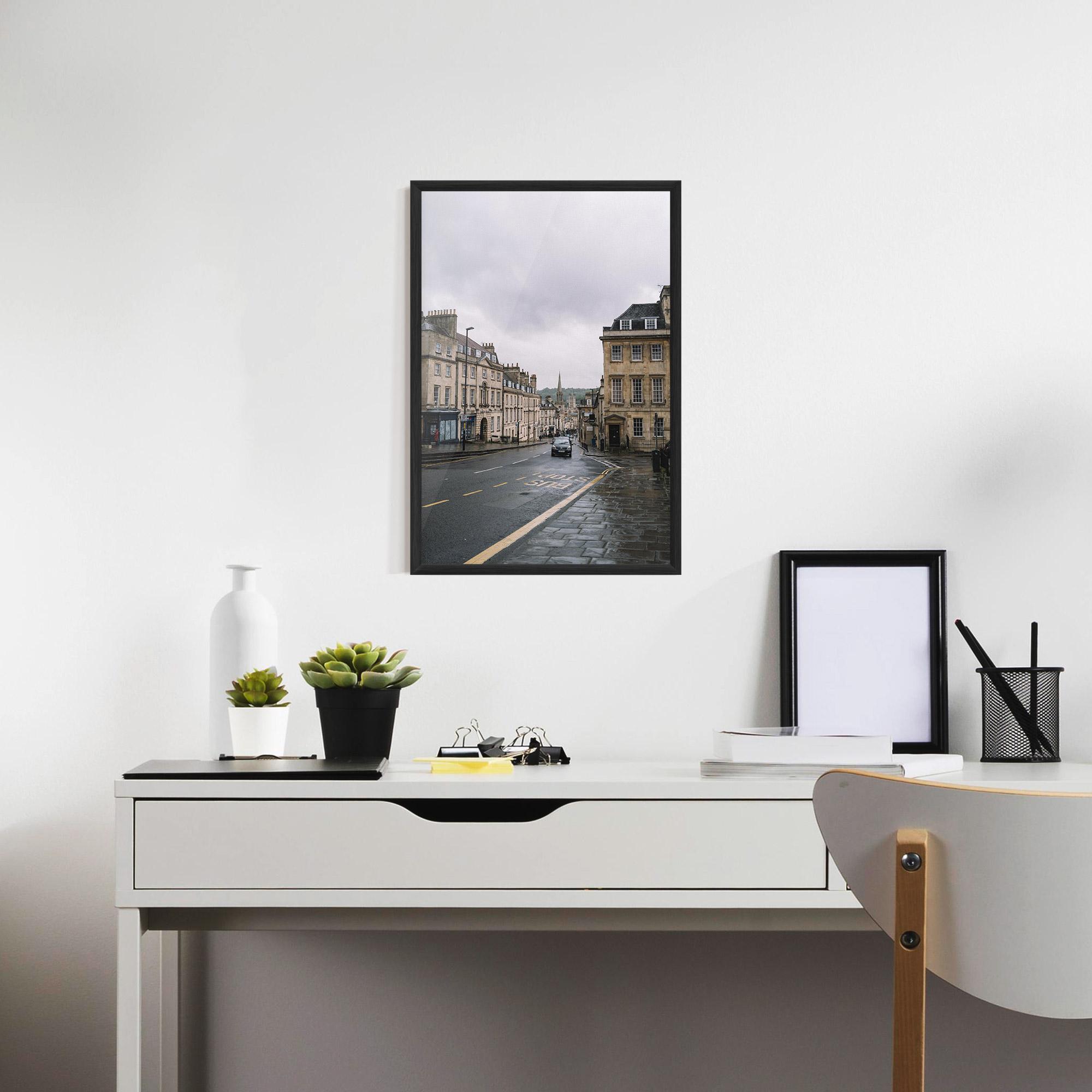 Gerahmte Poster England Street mockup 7
