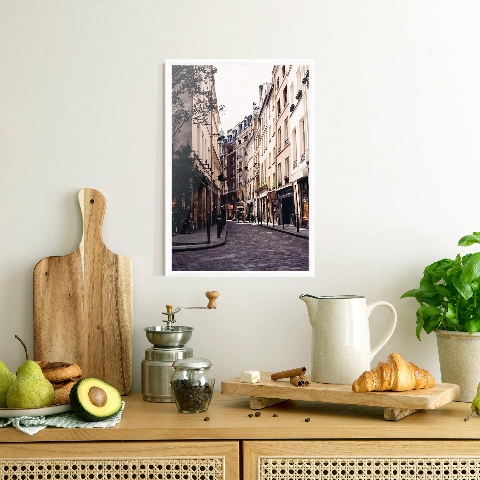 Gerahmte Poster Paris Street mockup 8