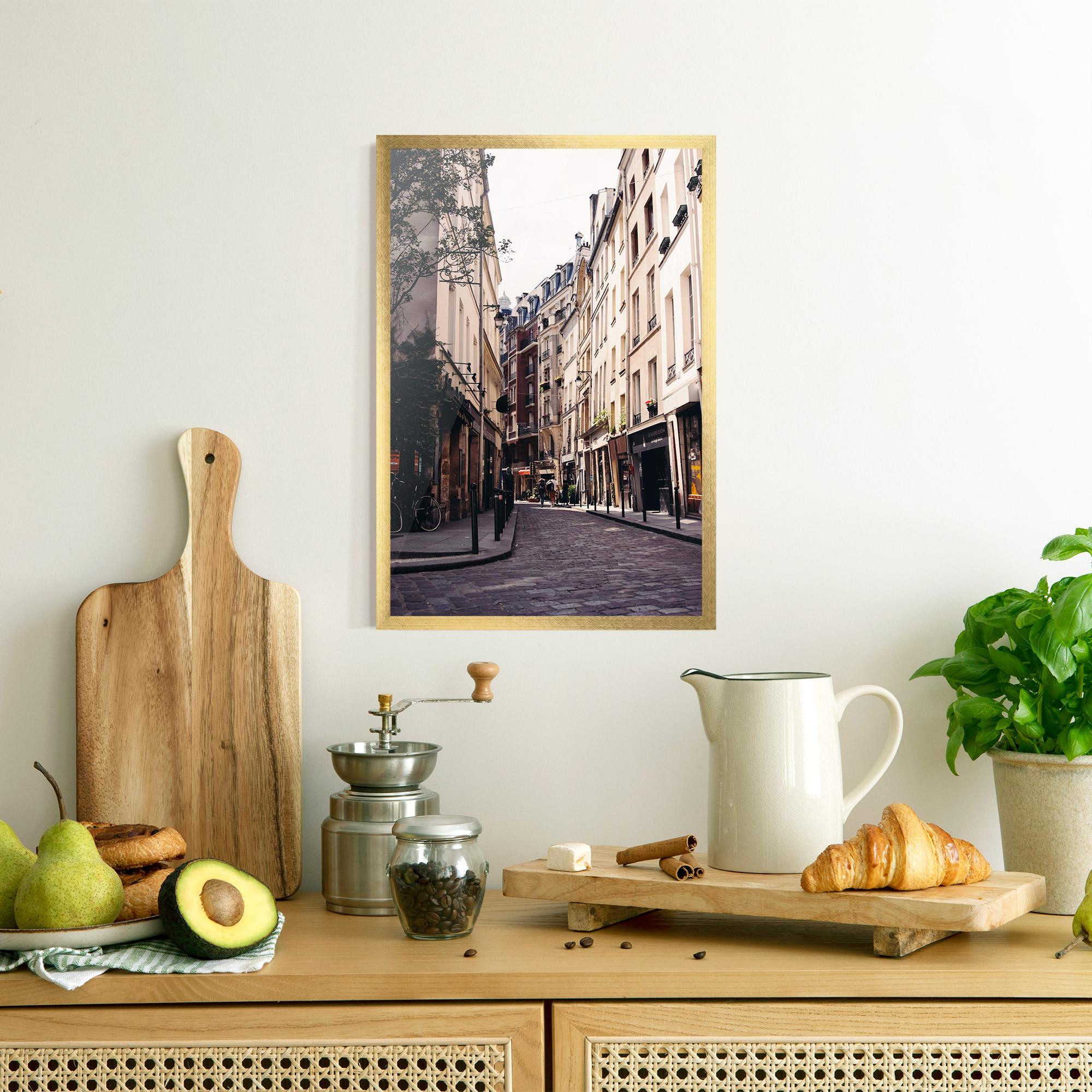 Gerahmte Poster Paris Street mockup 8