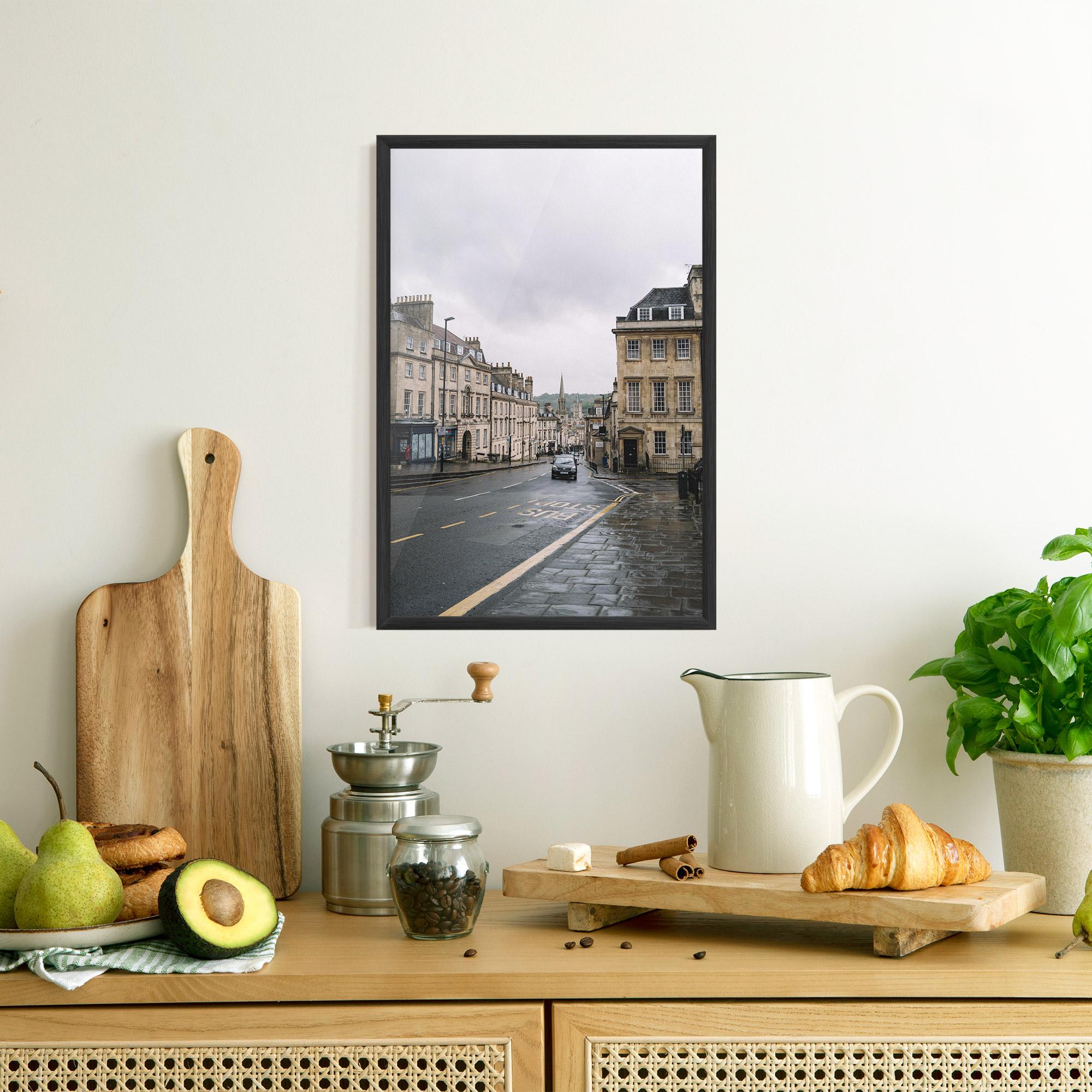 Gerahmte Poster England Street mockup 8