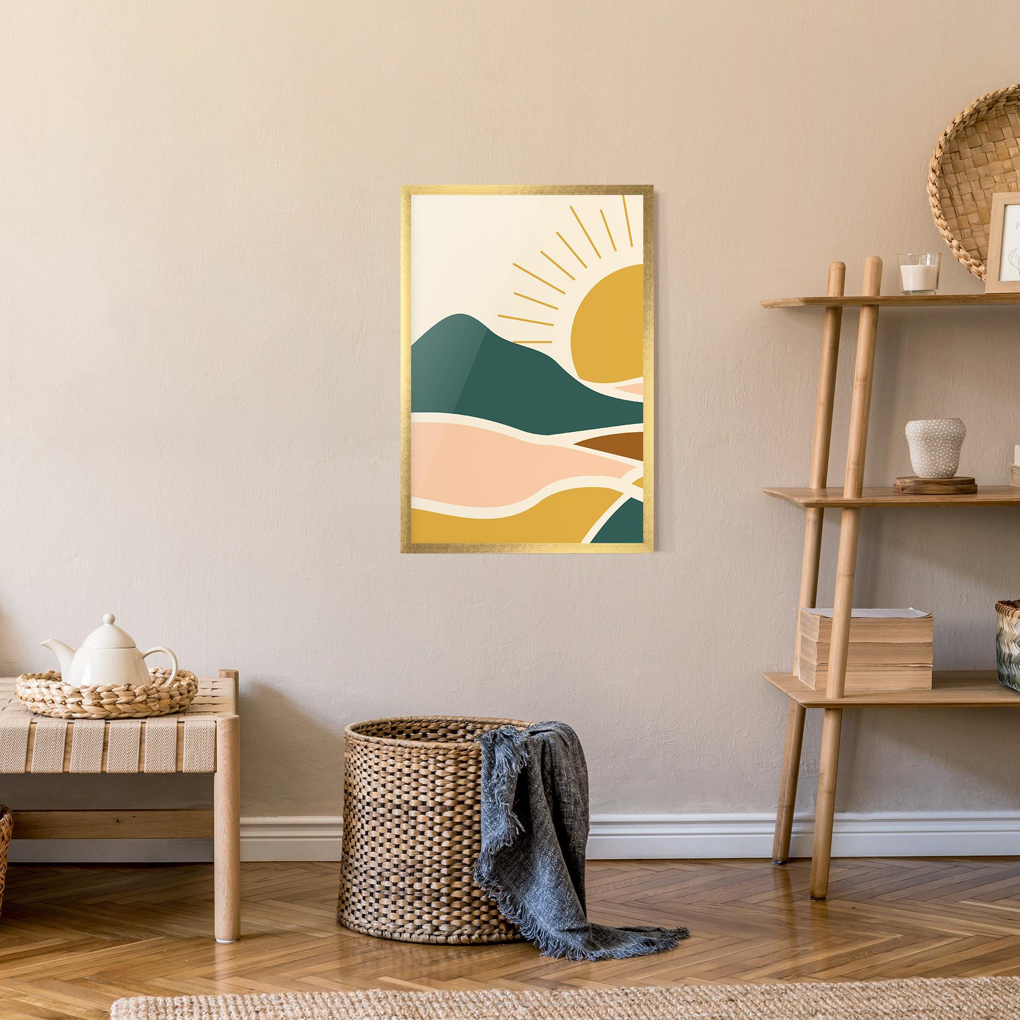 Gerahmte Poster Sunset Connection 01 mockup 9