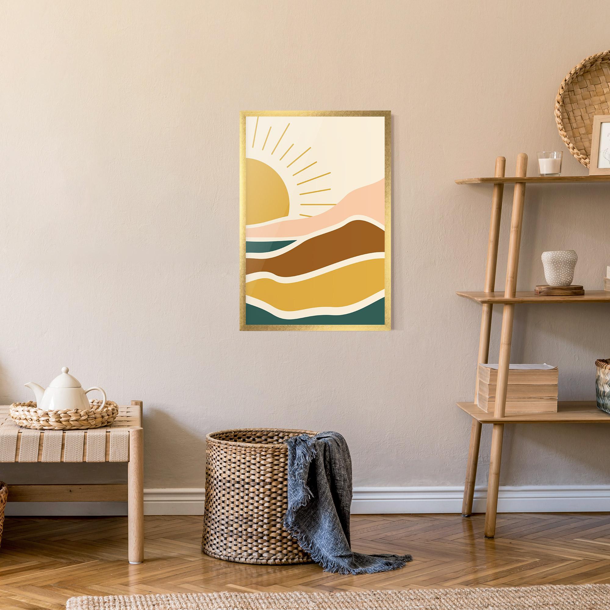 Gerahmte Poster Sunset Connection 02 mockup 9