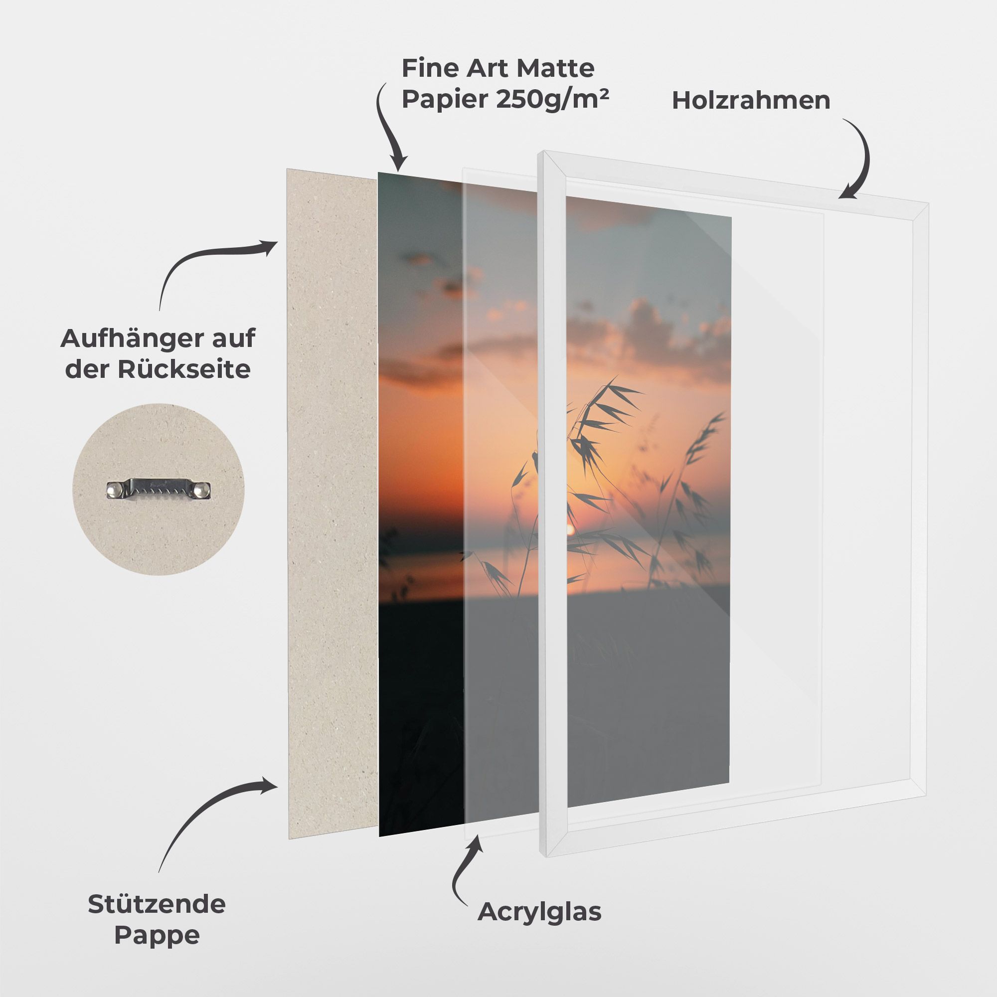 Small Leaves Sunset mockup 1