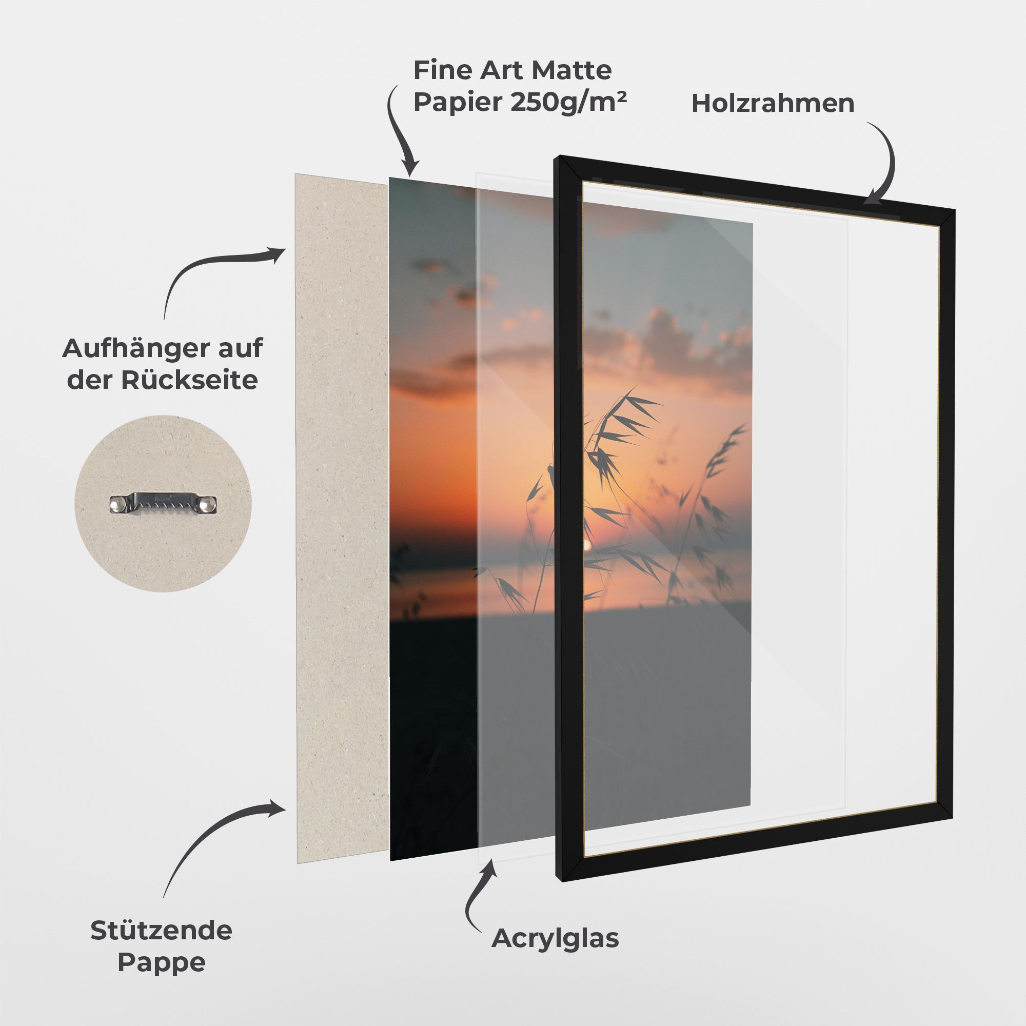 Small Leaves Sunset mockup 1