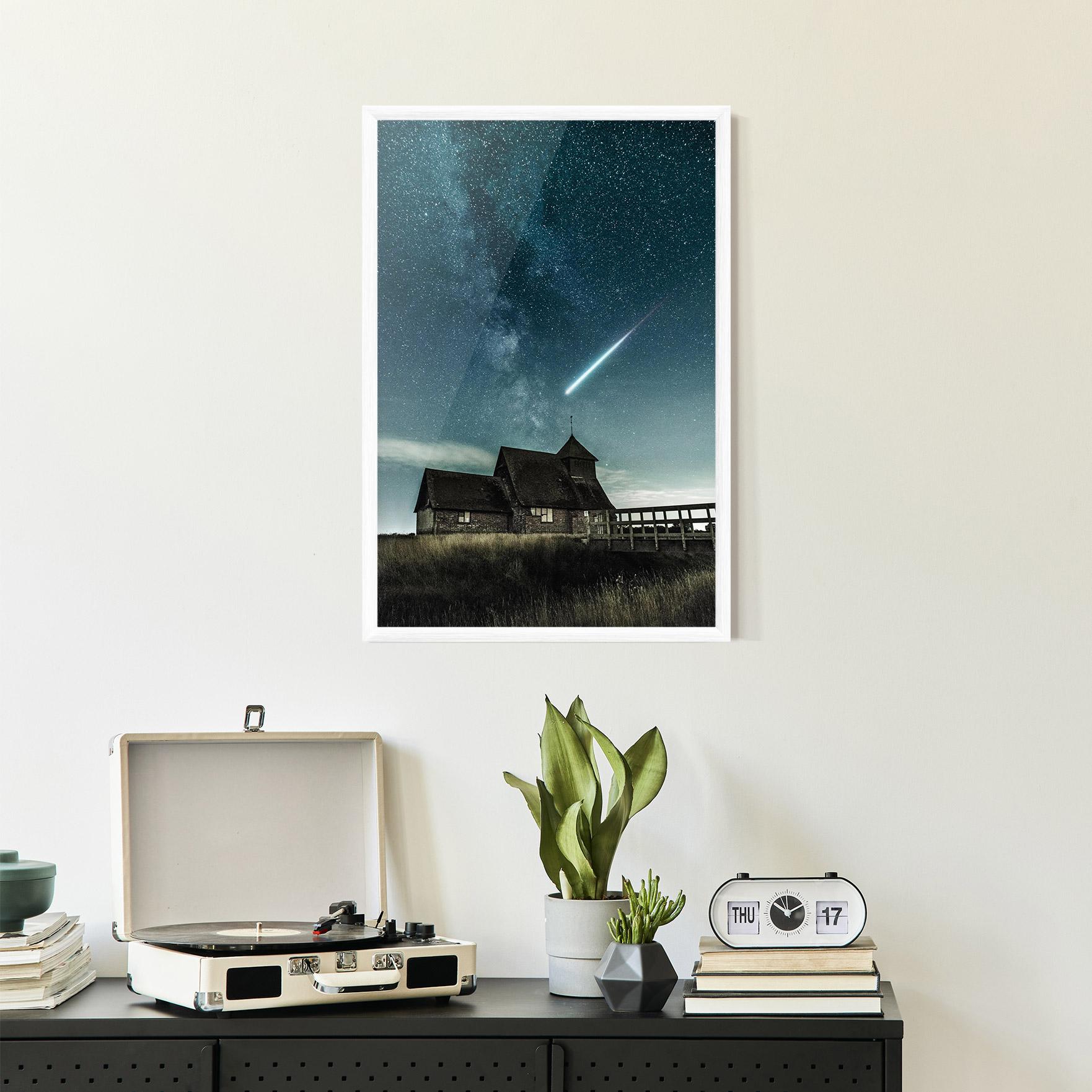 Gerahmte Poster Falling Star mockup 2