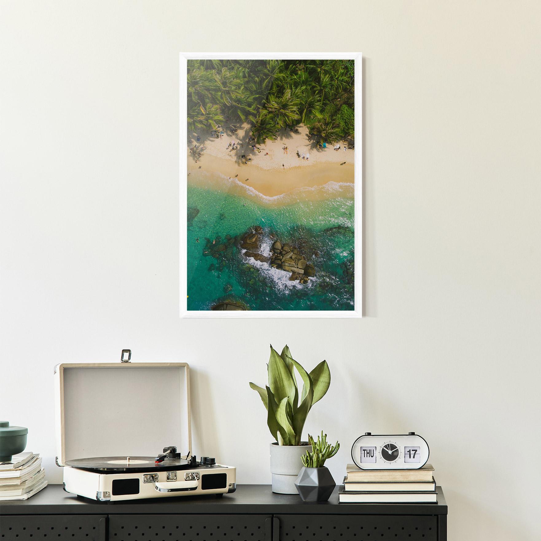 Gerahmte Poster Jungle Beach mockup 2
