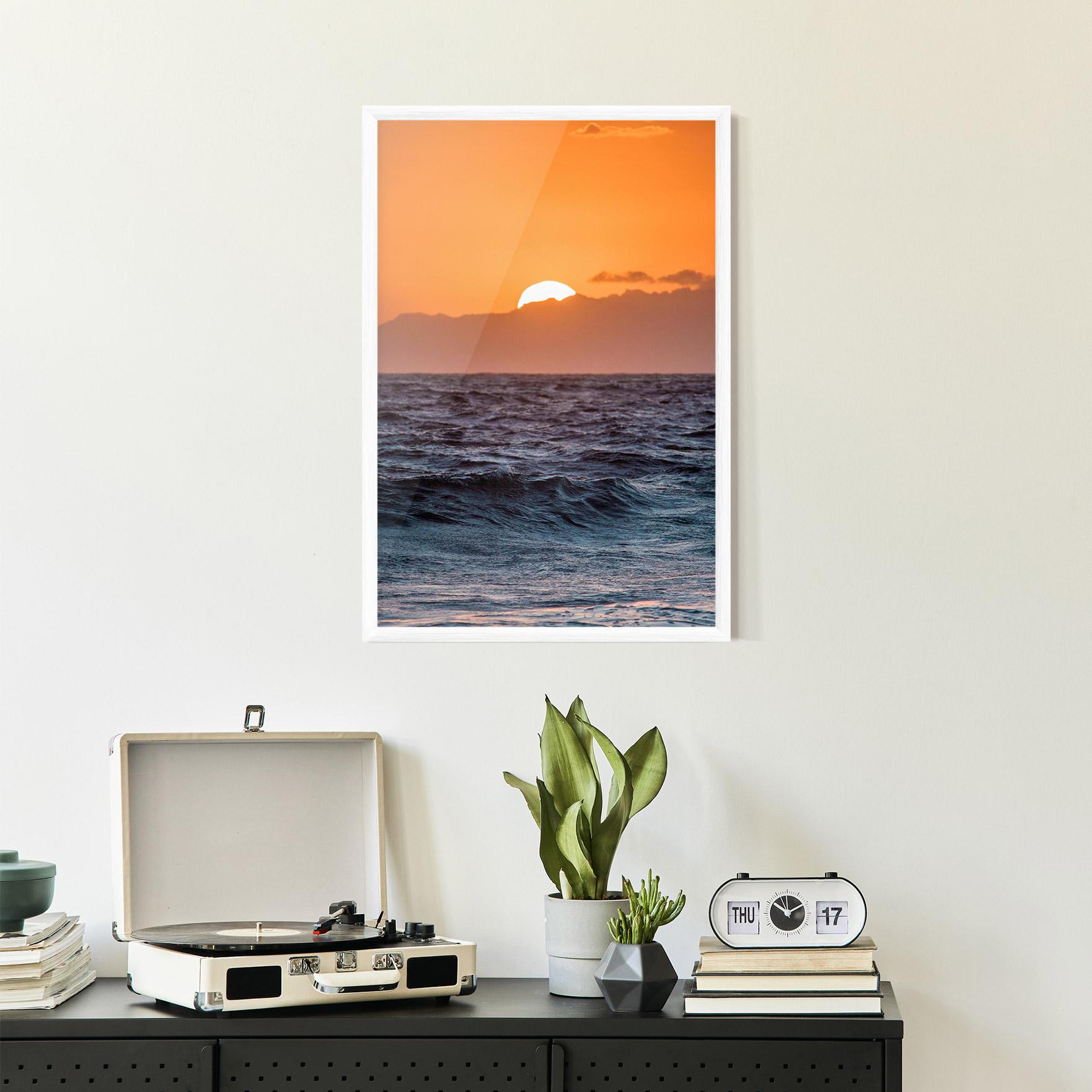 Gerahmte Poster Morning Waves mockup 2