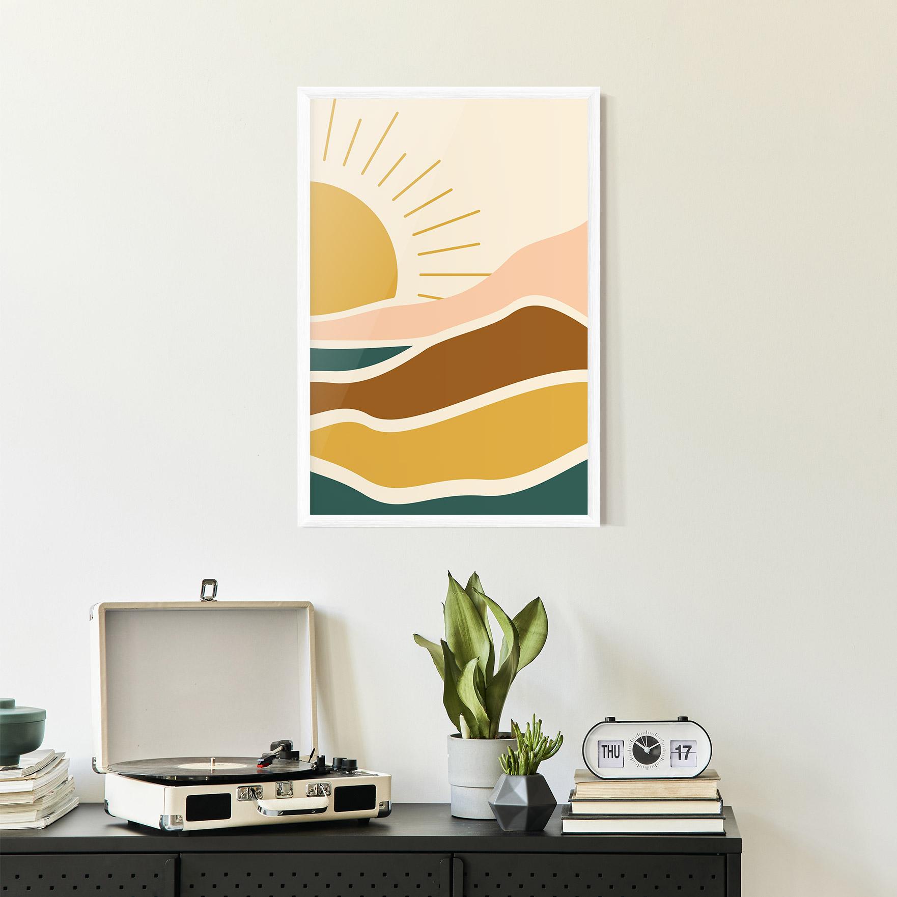 Gerahmte Poster Sunset Connection 02 mockup 2