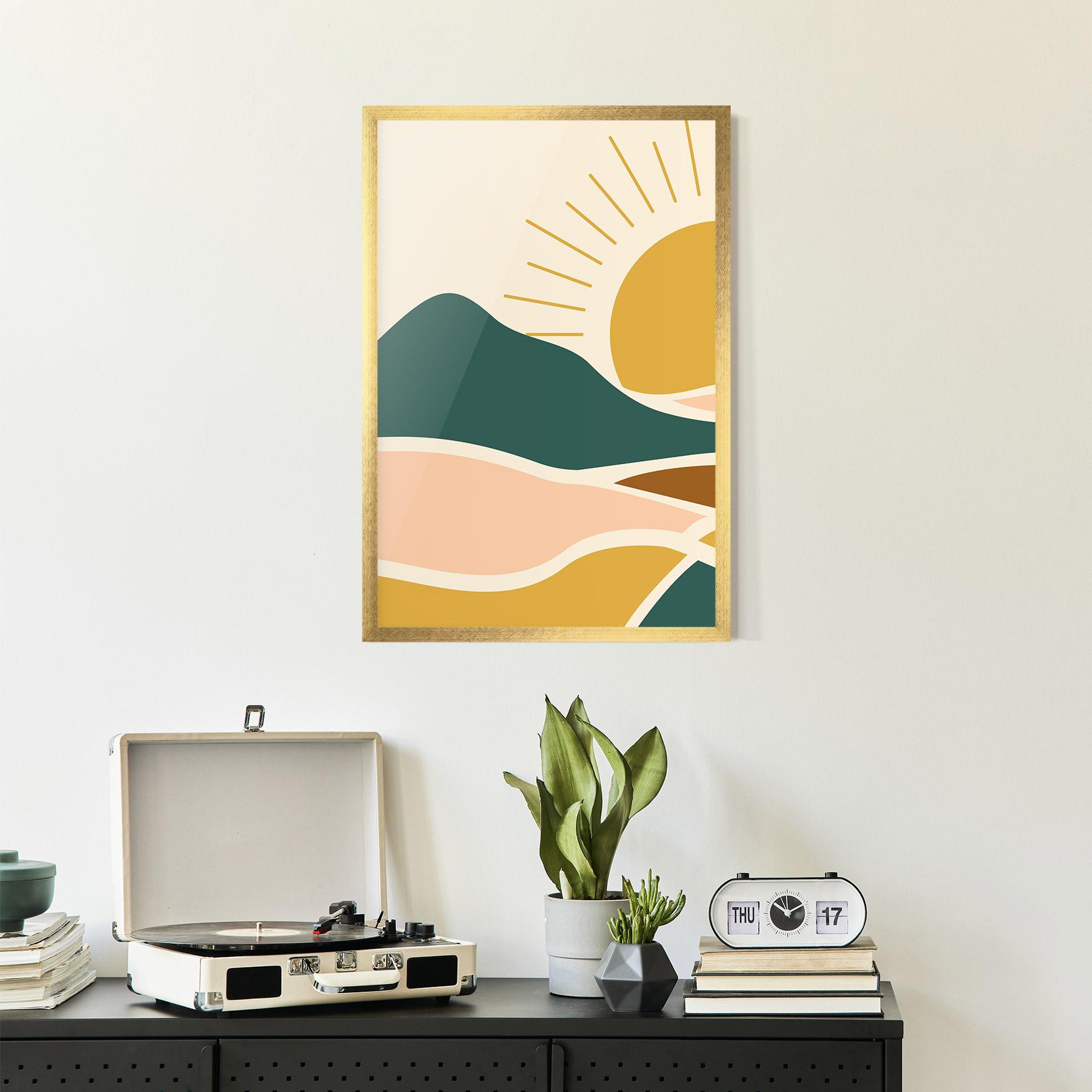 Gerahmte Poster Sunset Connection 01 mockup 2