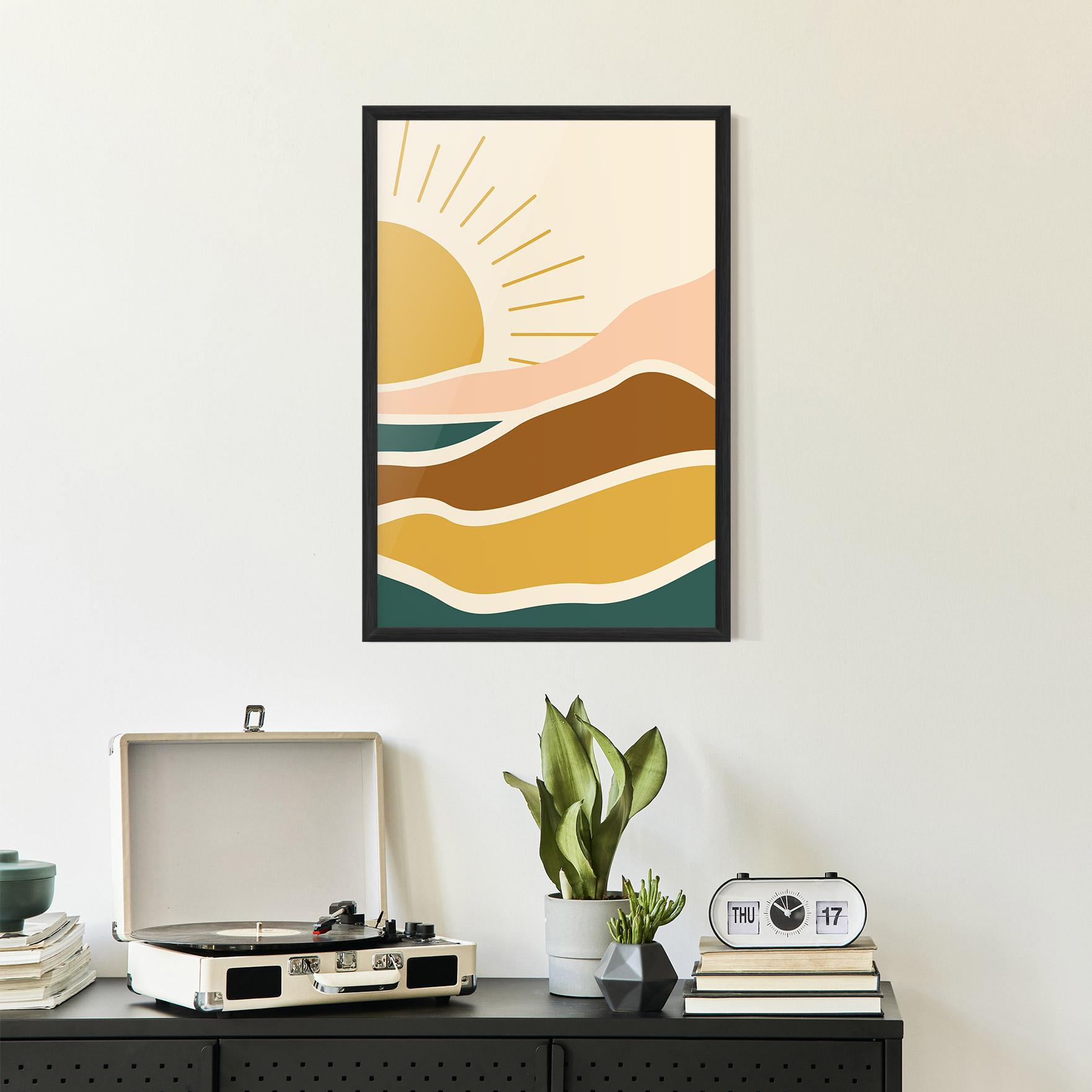 Gerahmte Poster Sunset Connection 02 mockup 2