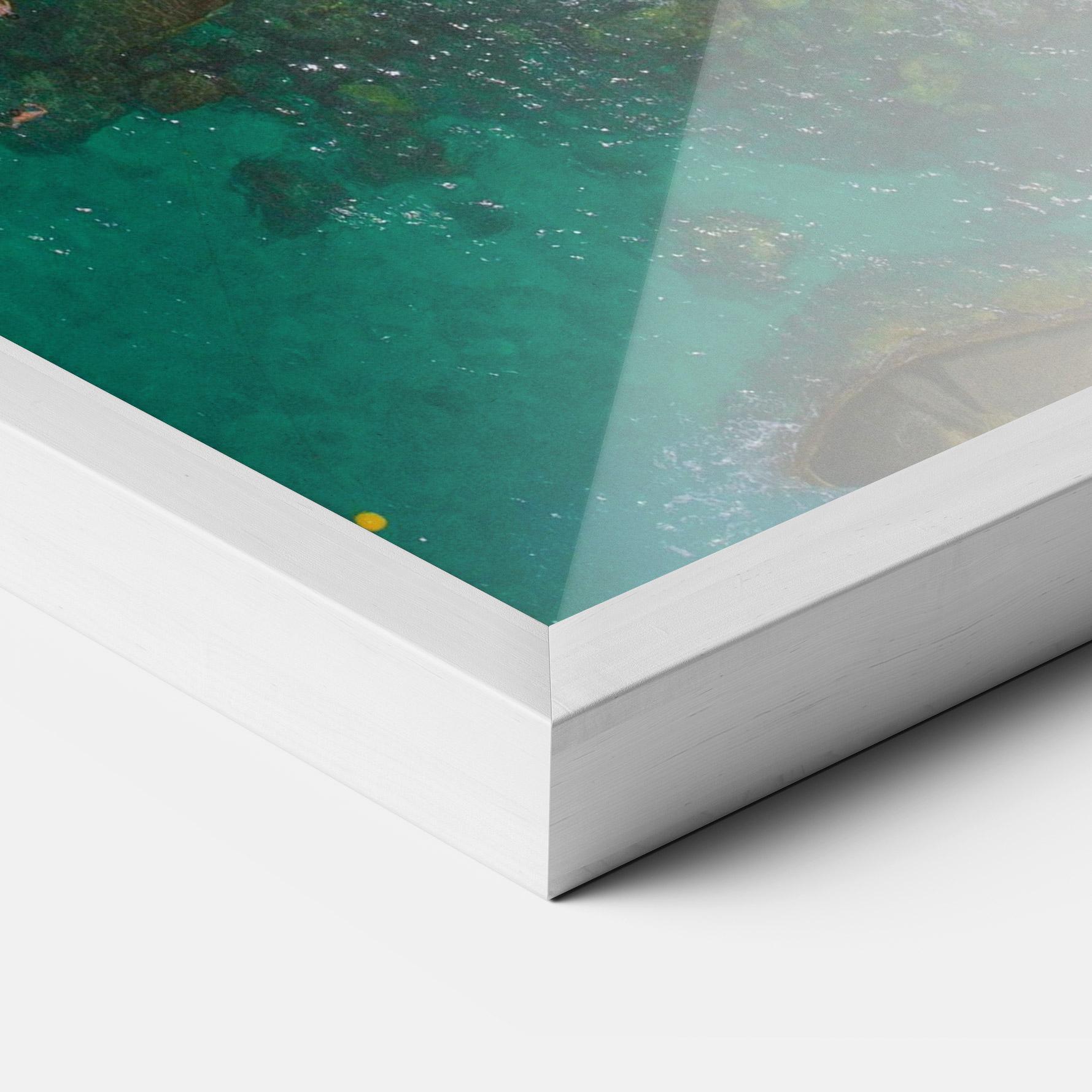 Gerahmte Poster Jungle Beach mockup 3