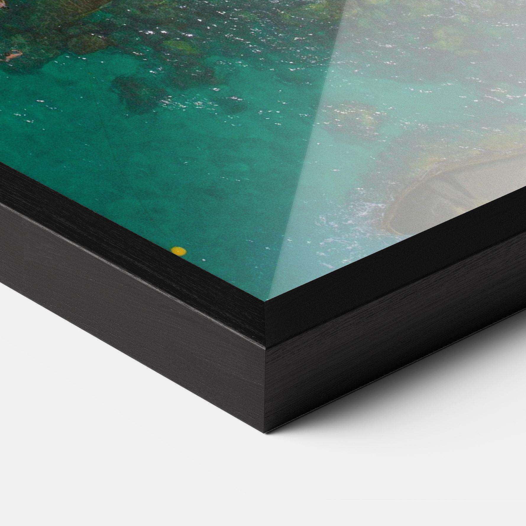 Gerahmte Poster Jungle Beach mockup 3