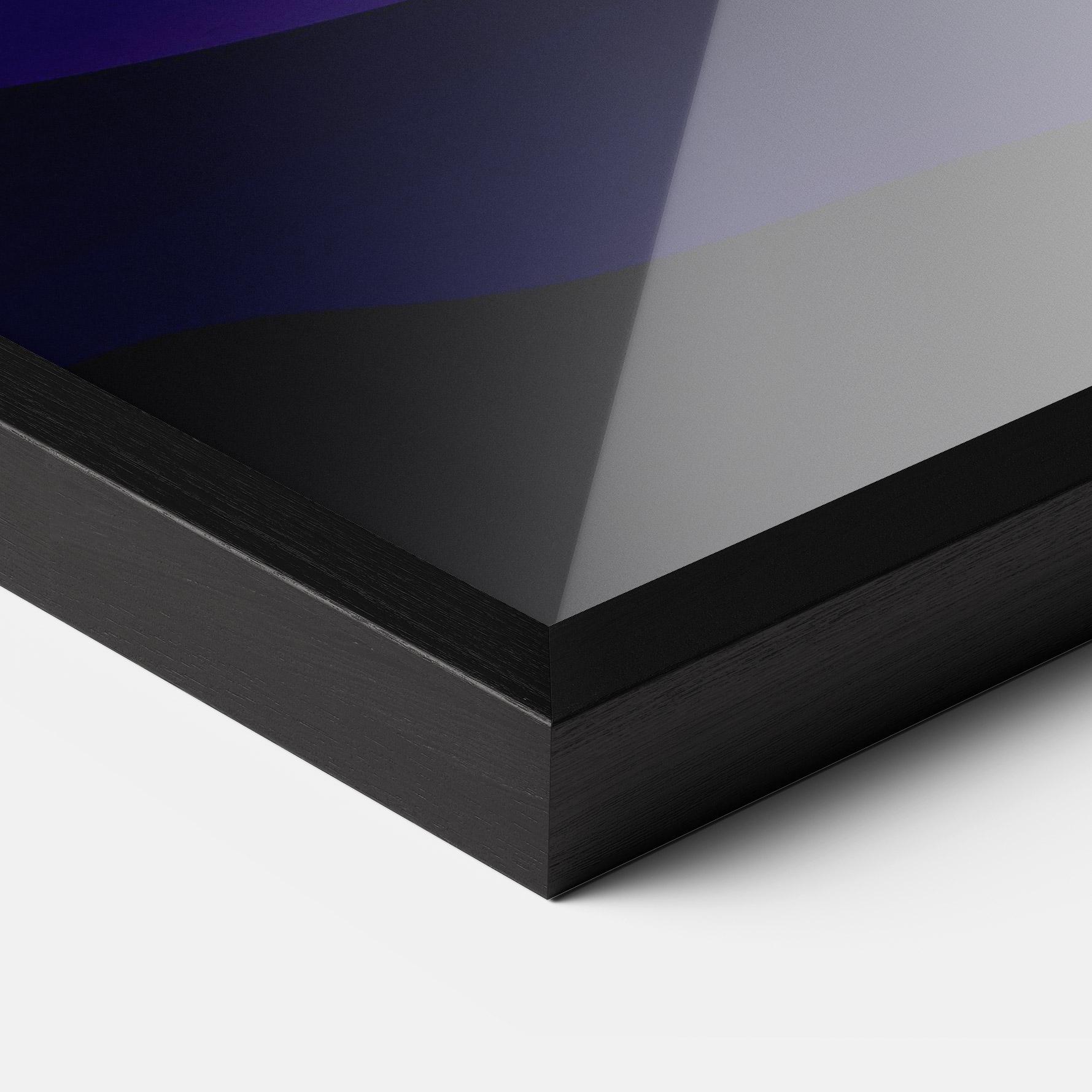 Gerahmte Poster Sunset Purple mockup 3