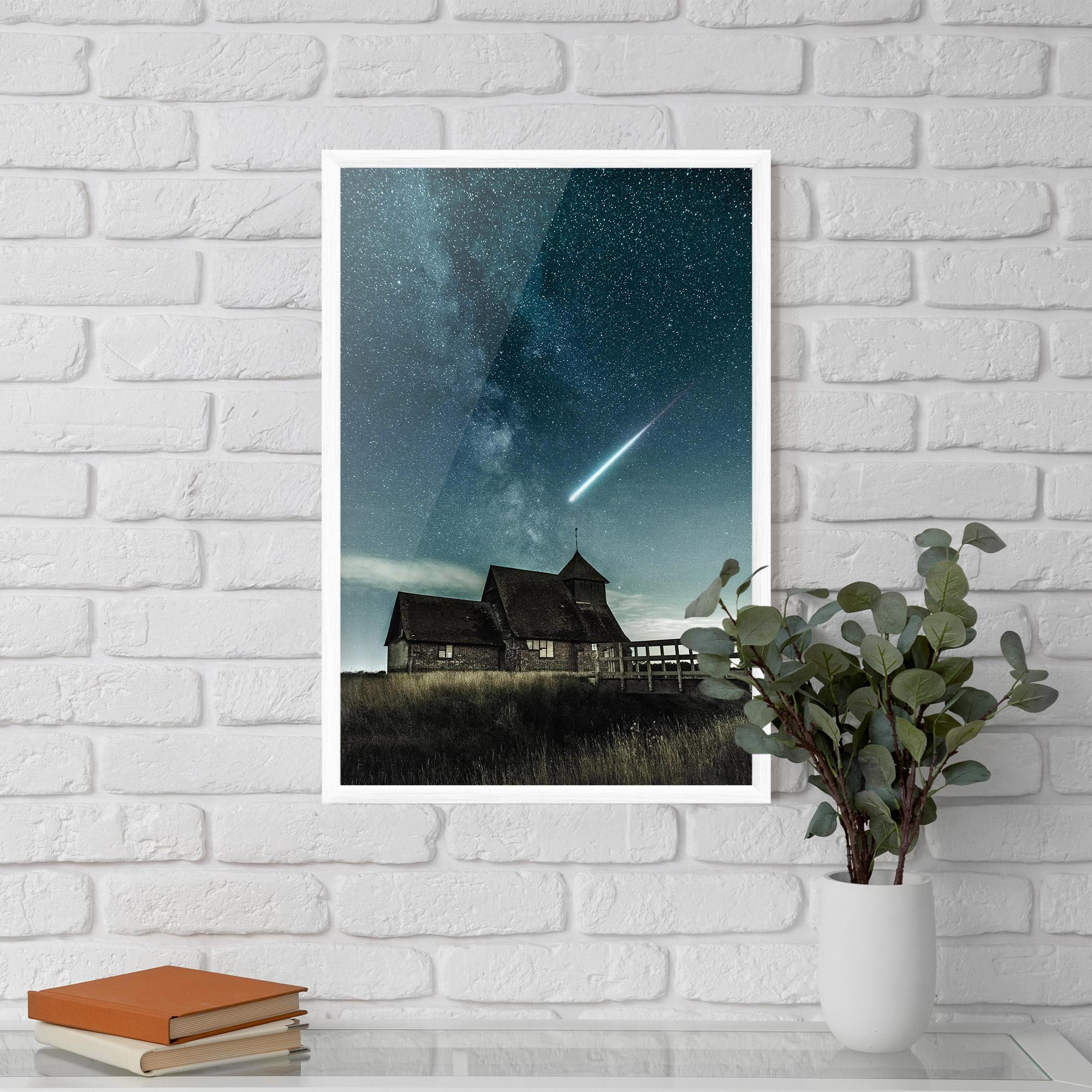 Gerahmte Poster Falling Star mockup 5