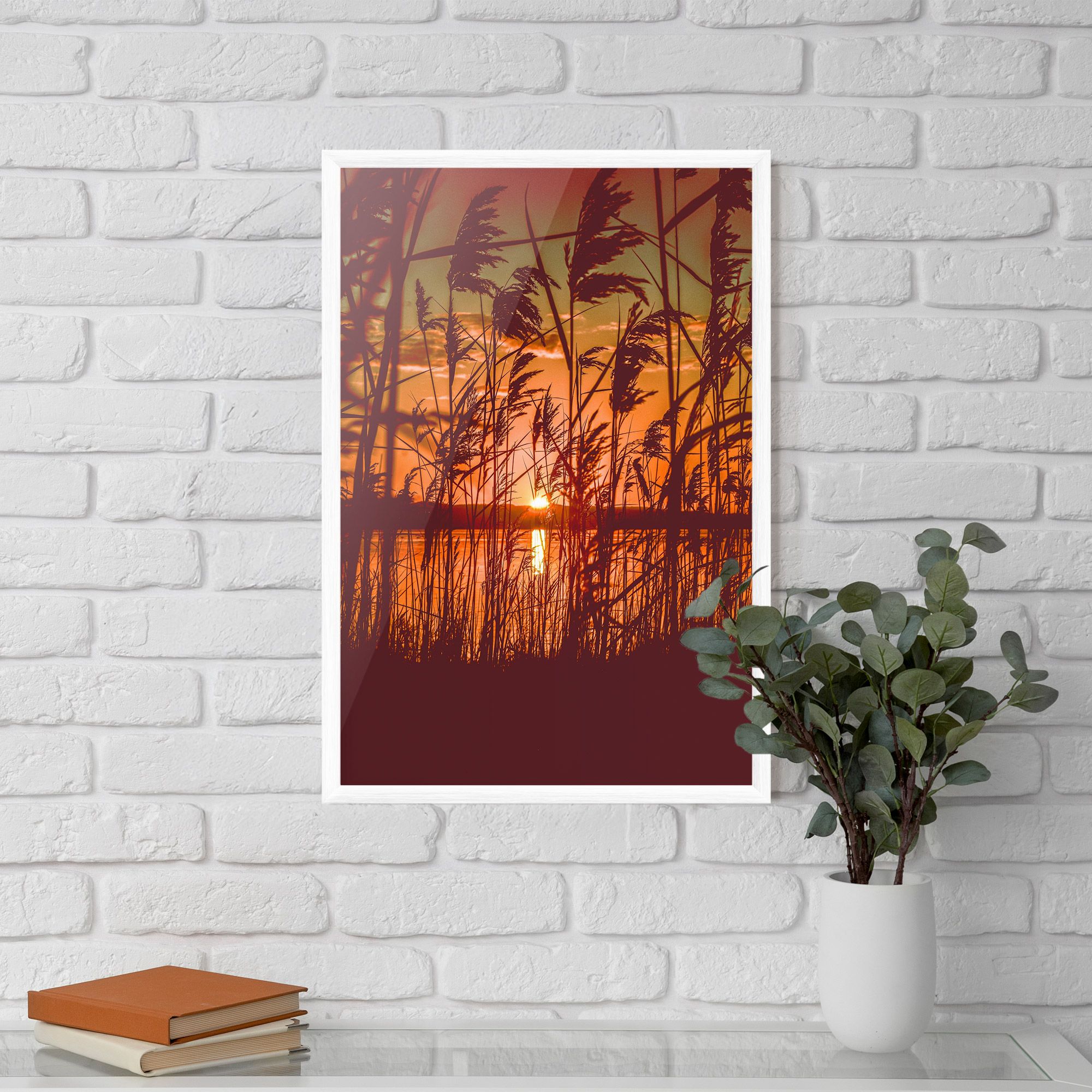 Red Sunset Lake mockup 5
