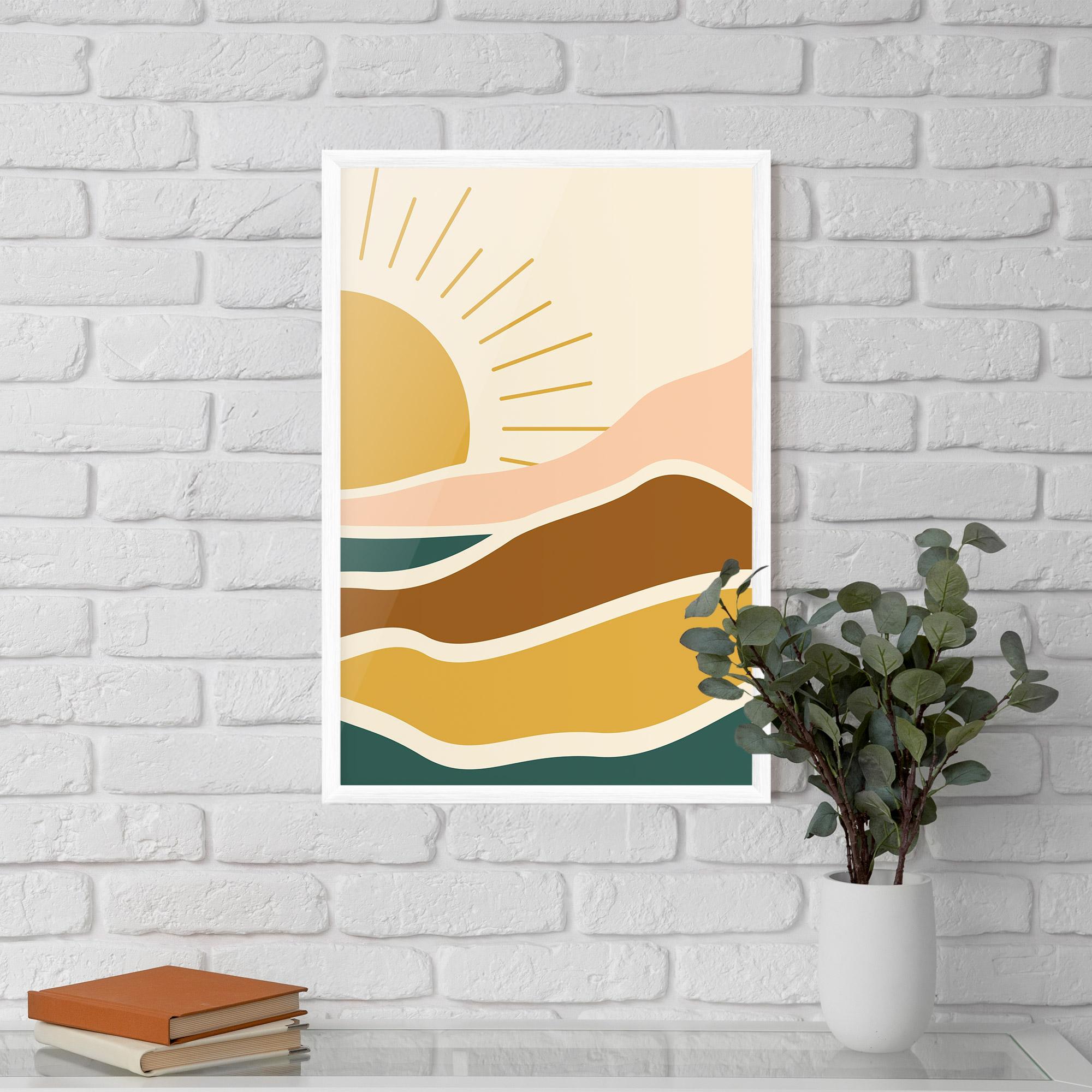 Gerahmte Poster Sunset Connection 02 mockup 5