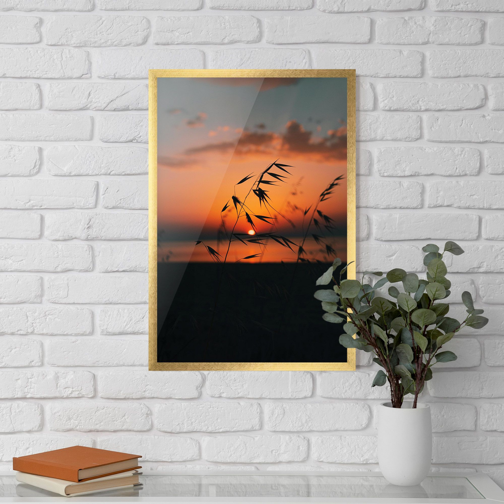 Small Leaves Sunset mockup 5