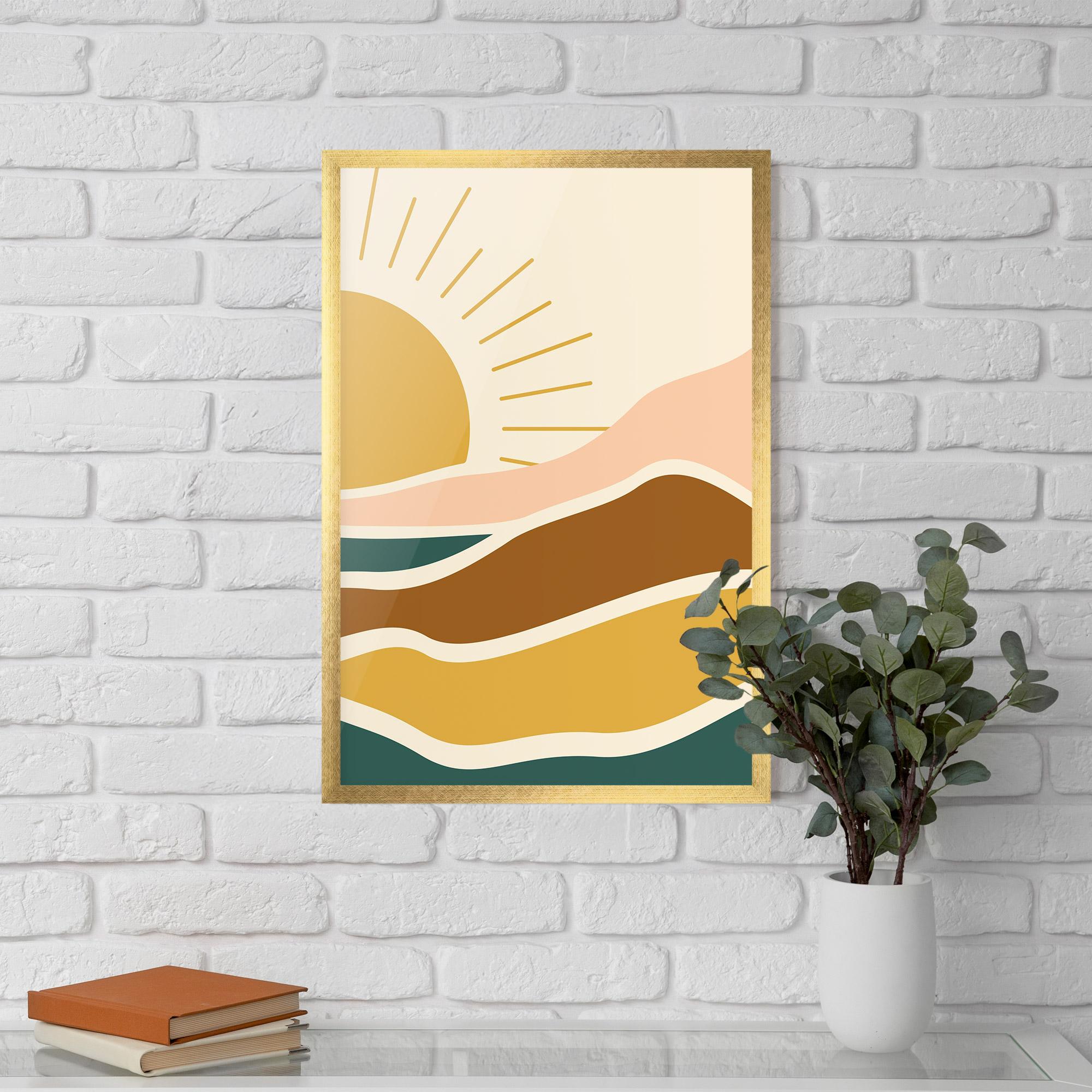 Gerahmte Poster Sunset Connection 02 mockup 5