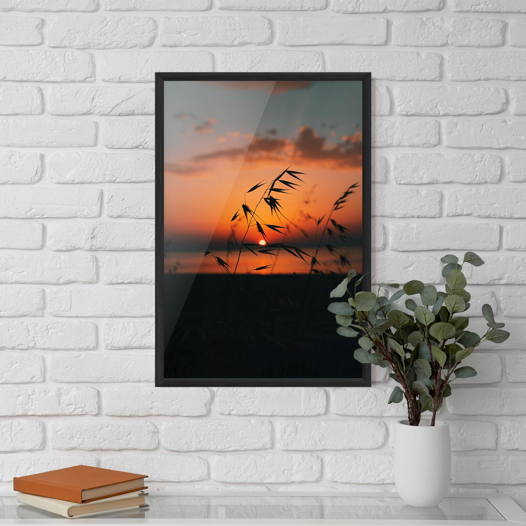 Small Leaves Sunset mockup 5