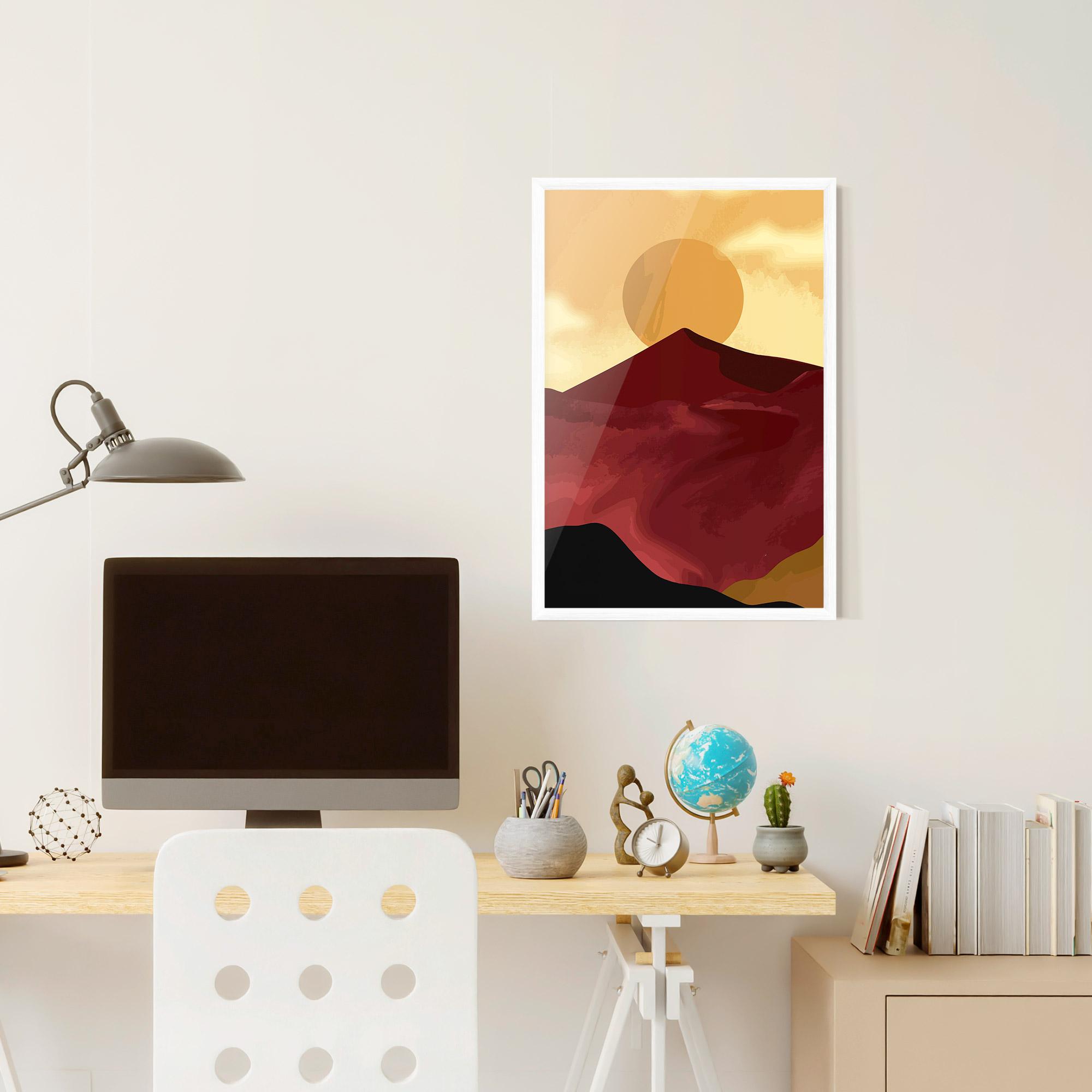 Gerahmte Poster Mars Dune1 mockup 6