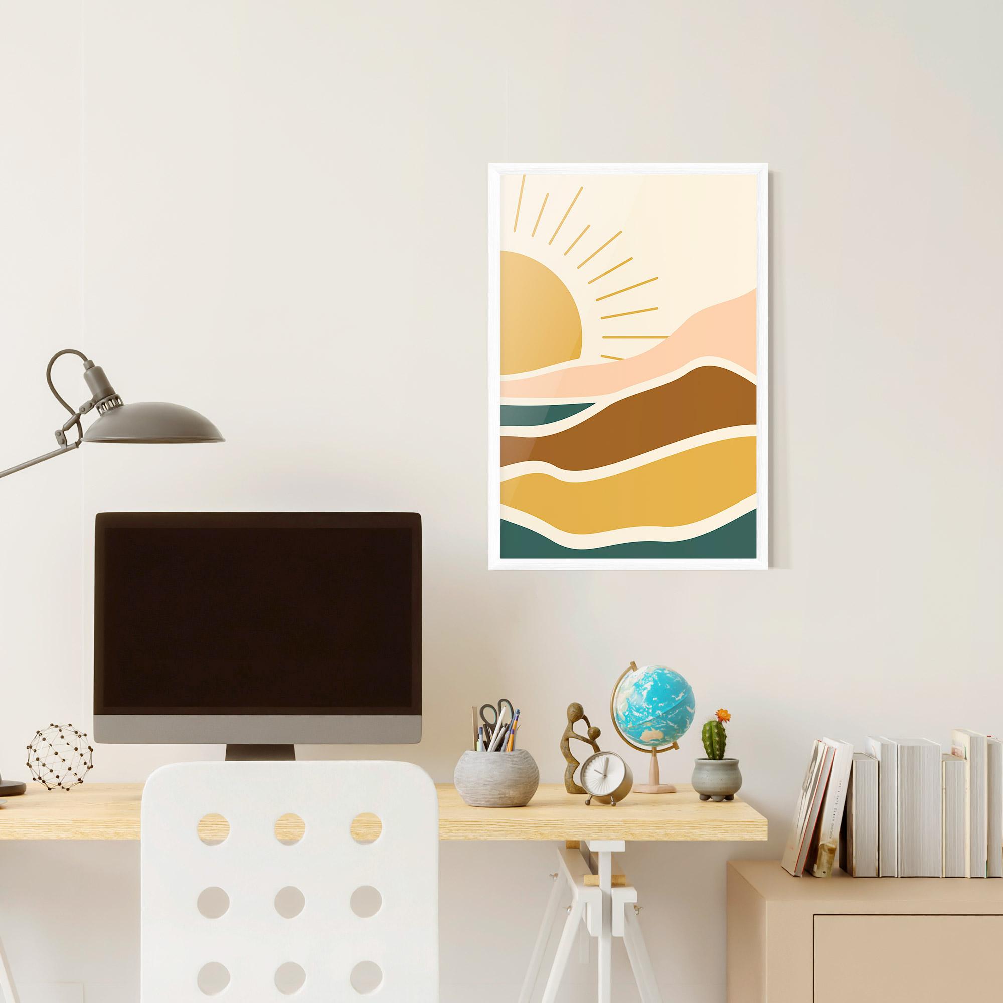 Gerahmte Poster Sunset Connection 02 mockup 6
