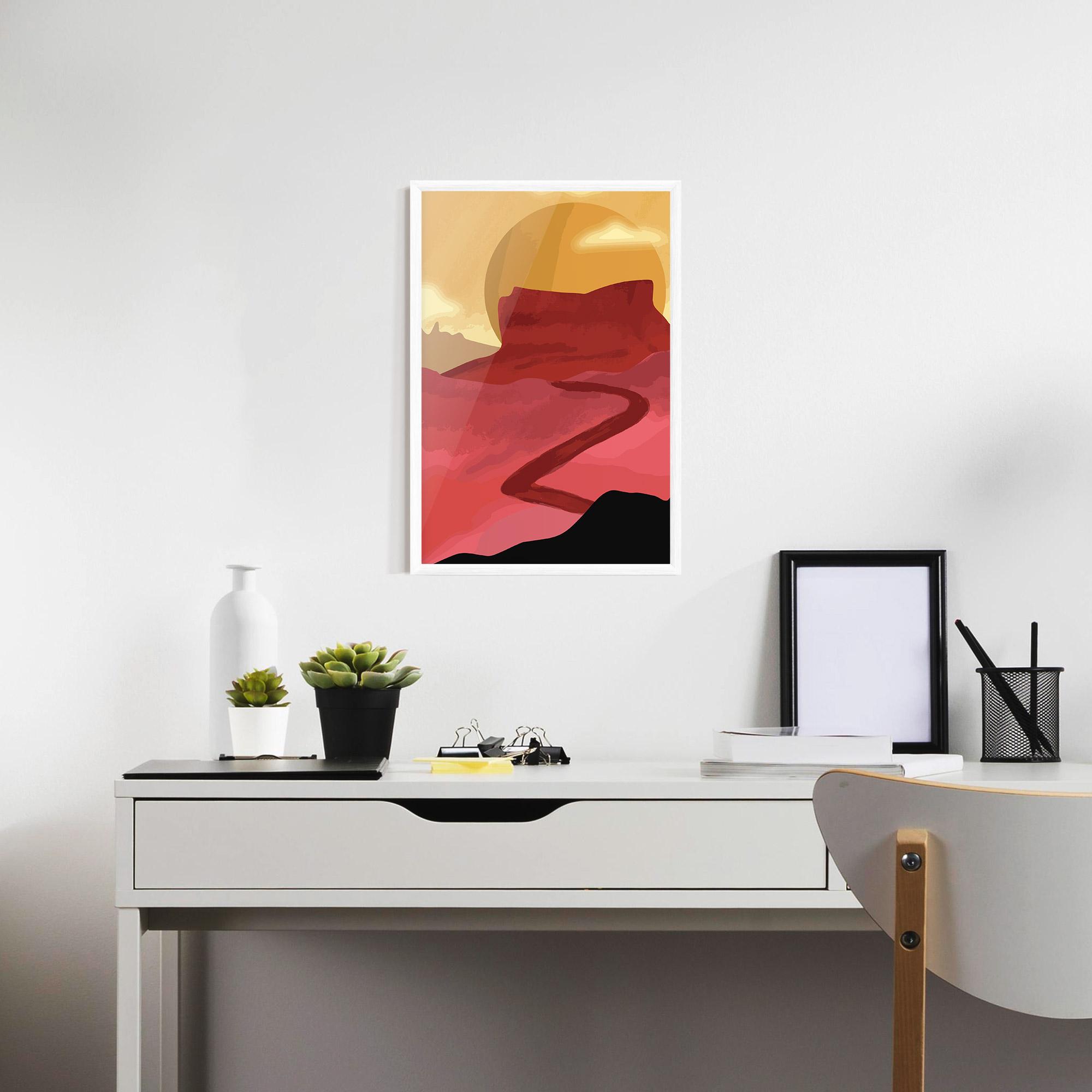 Gerahmte Poster Mars Dune mockup 7