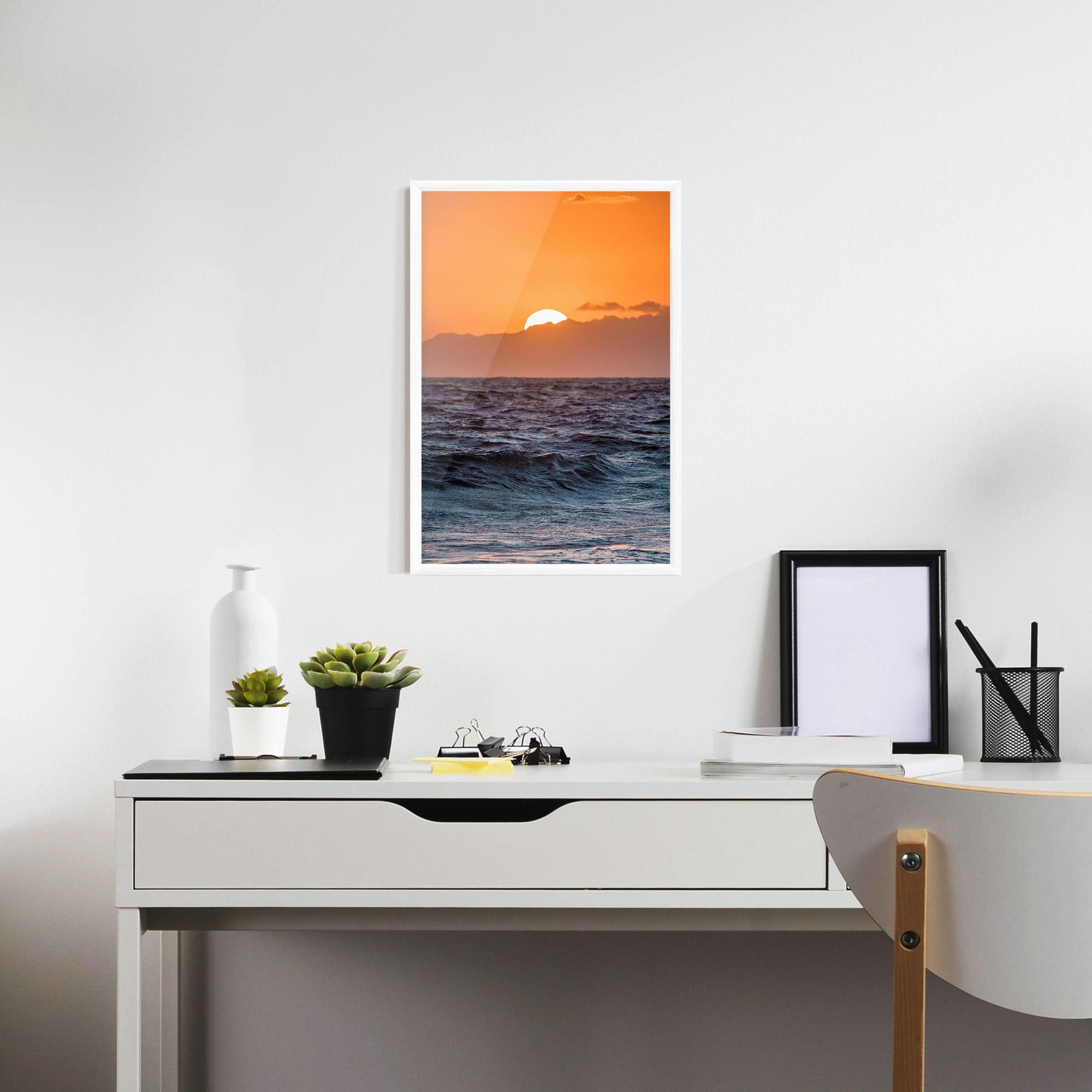 Gerahmte Poster Morning Waves mockup 7