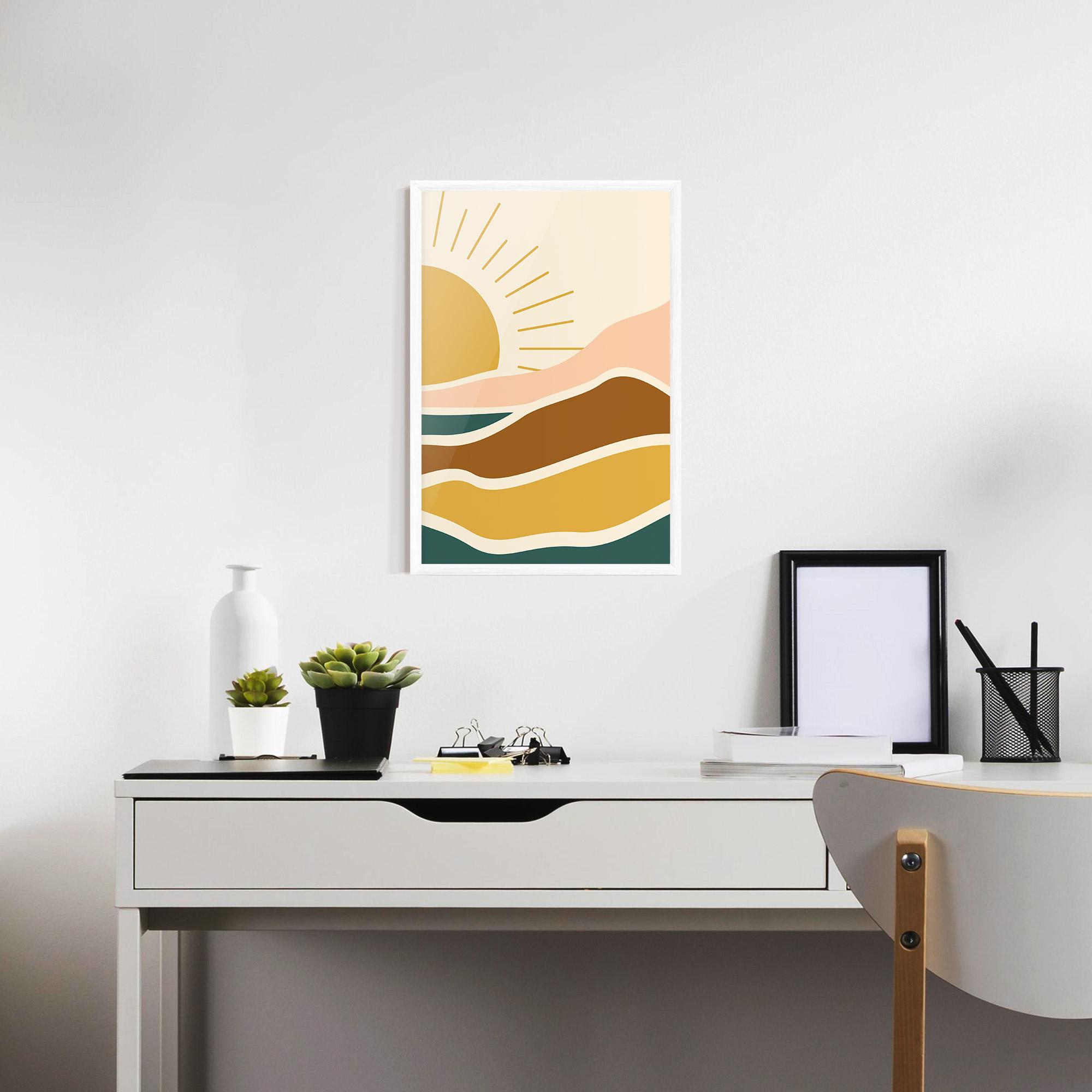 Gerahmte Poster Sunset Connection 02 mockup 7