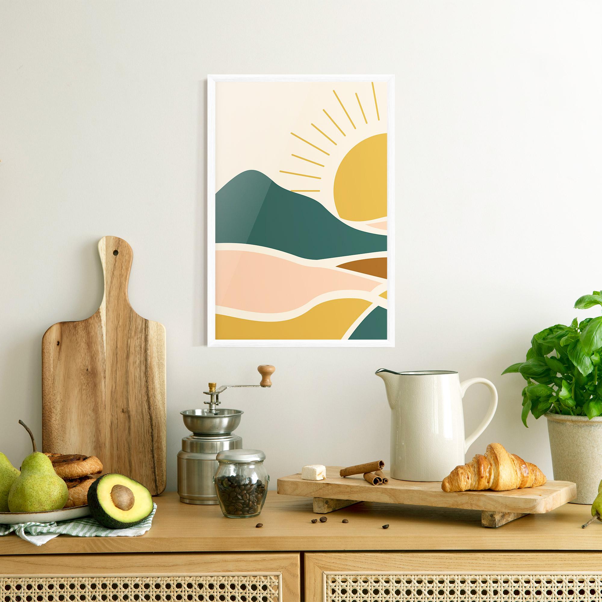 Gerahmte Poster Sunset Connection 01 mockup 8