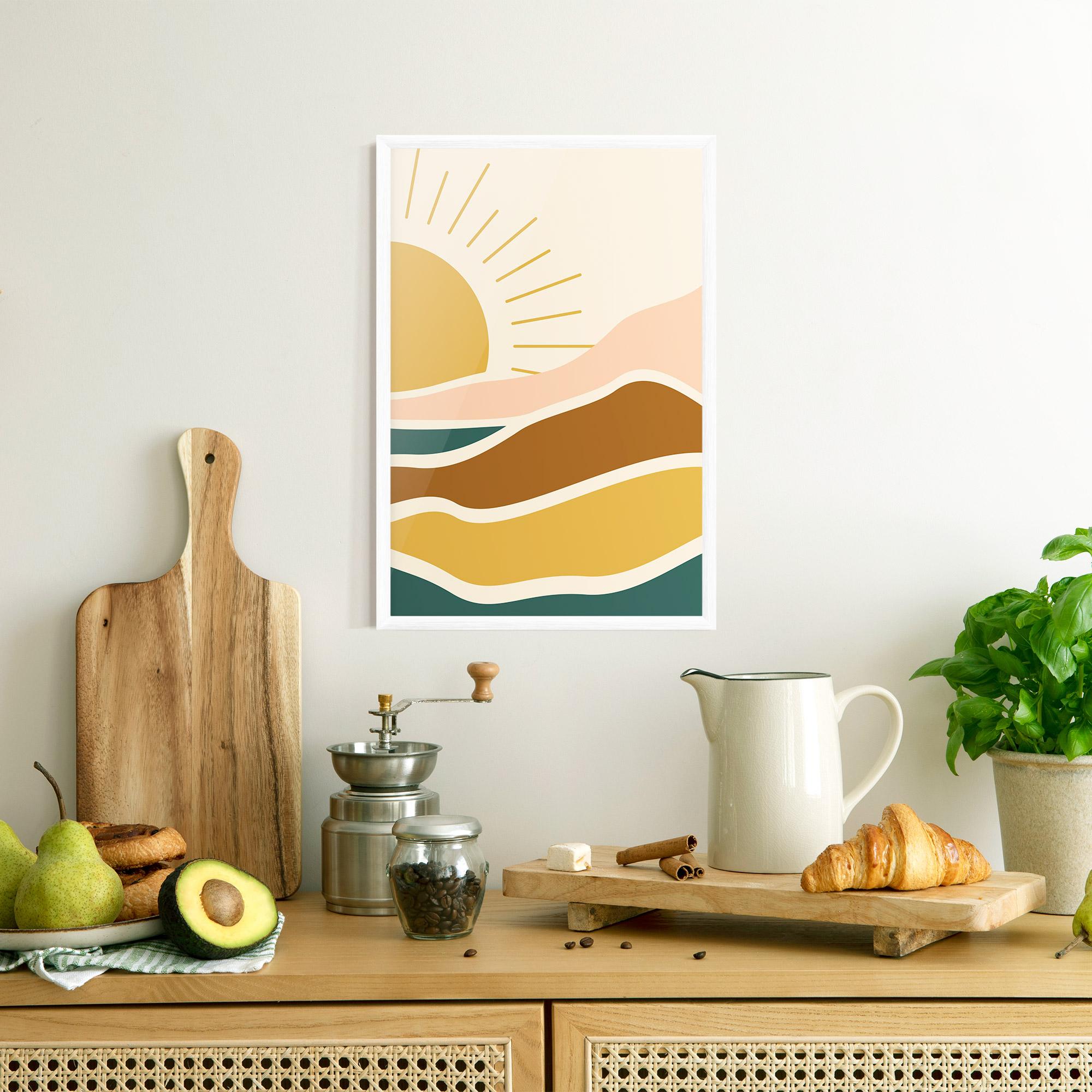 Gerahmte Poster Sunset Connection 02 mockup 8