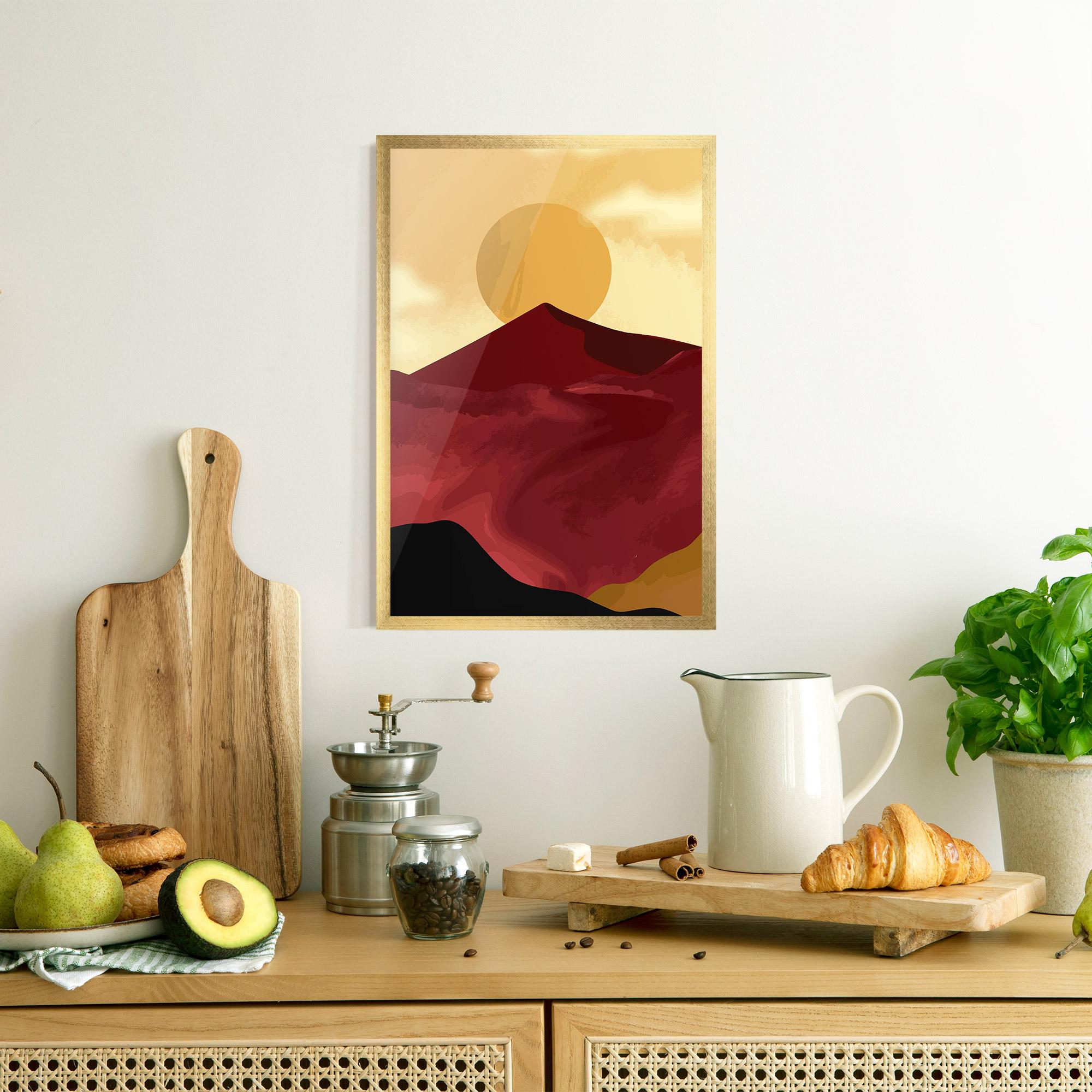 Gerahmte Poster Mars Dune1 mockup 8