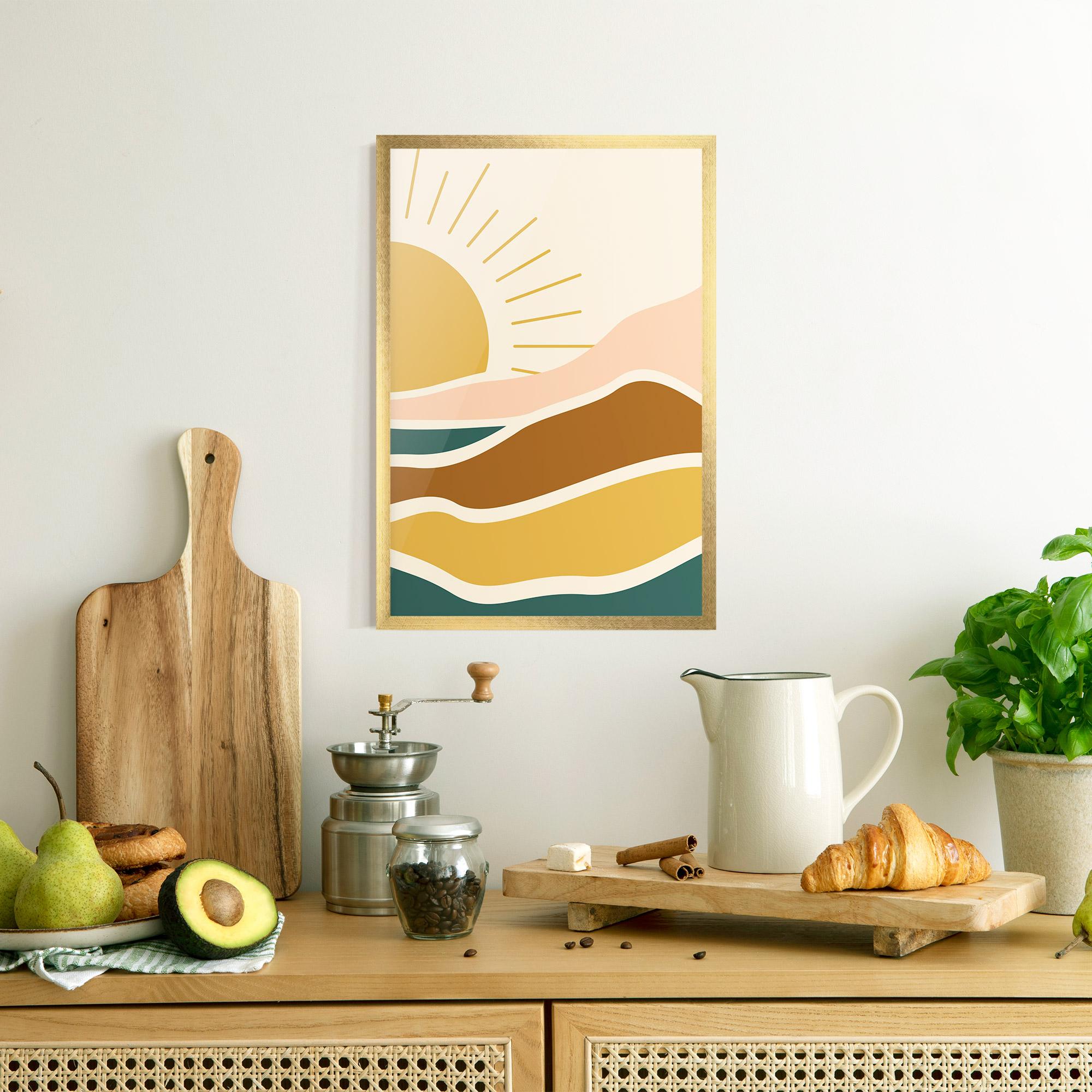 Gerahmte Poster Sunset Connection 02 mockup 8