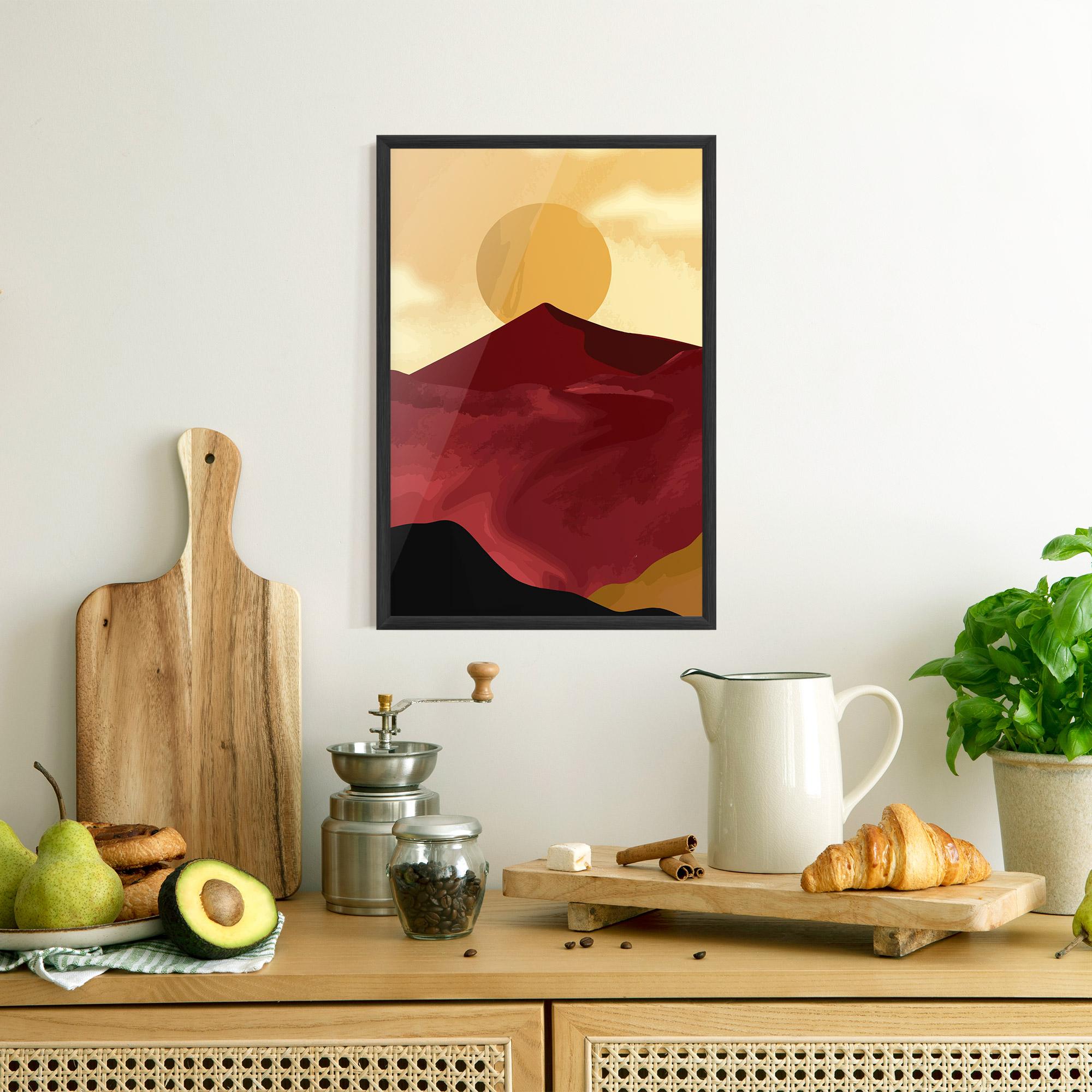 Gerahmte Poster Mars Dune1 mockup 8