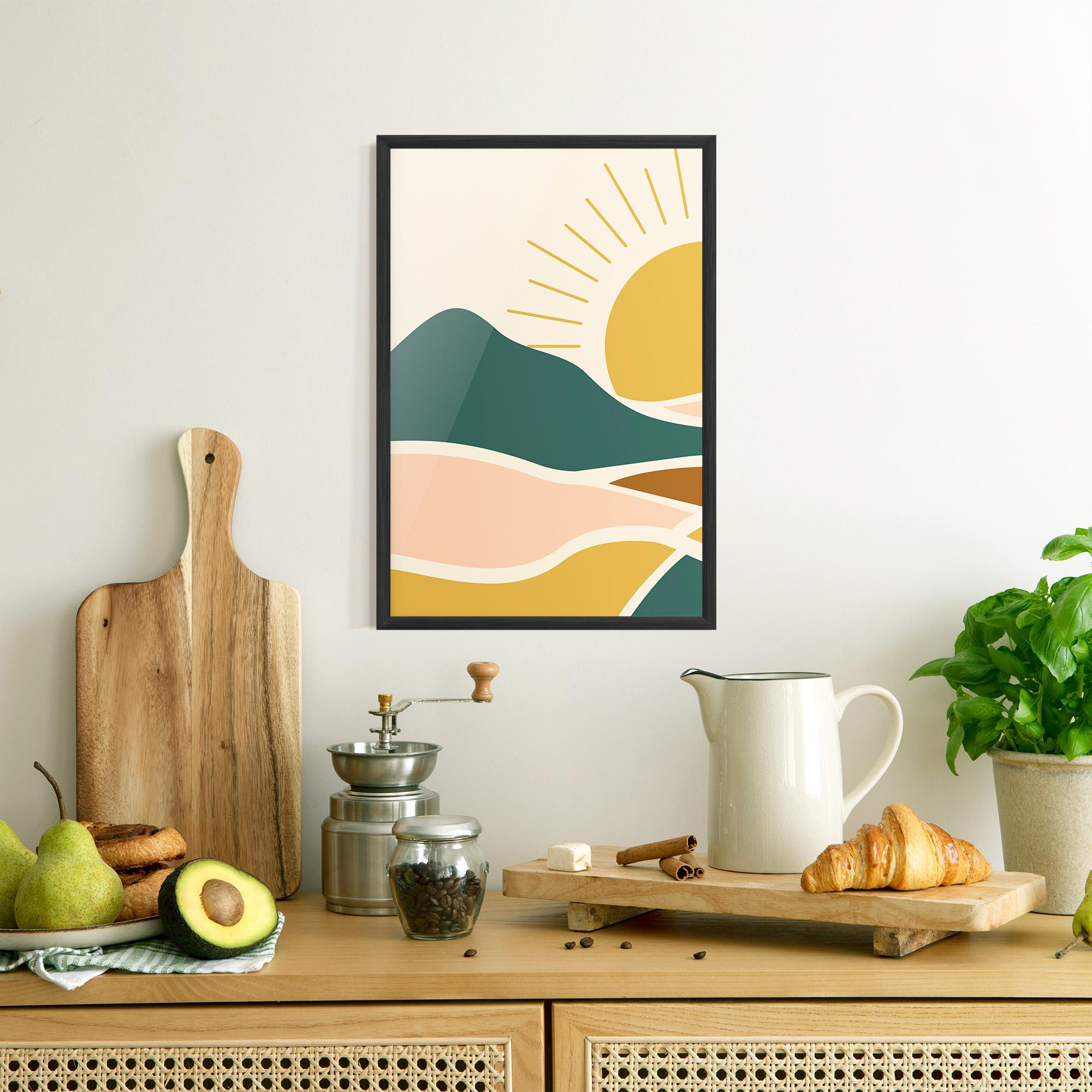 Gerahmte Poster Sunset Connection 01 mockup 8