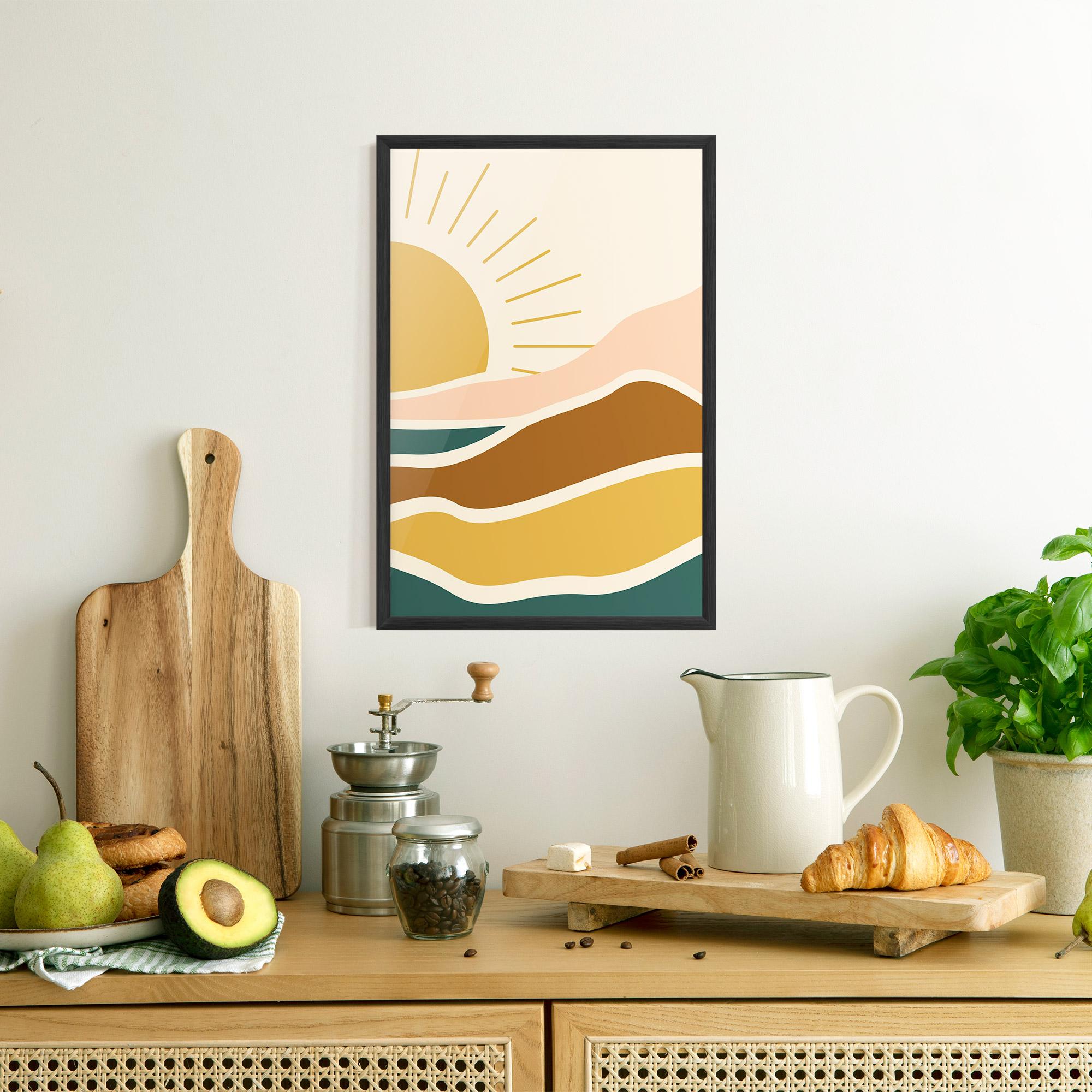 Gerahmte Poster Sunset Connection 02 mockup 8