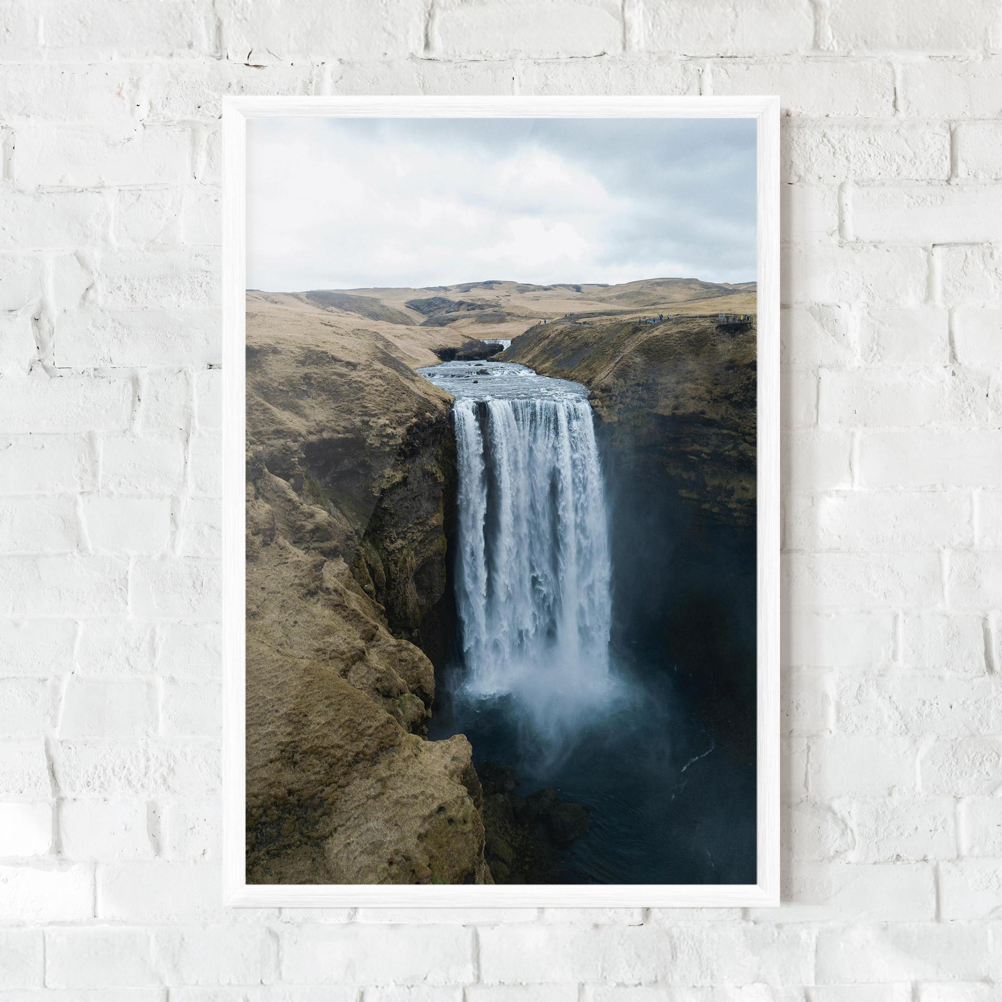Gerahmte Poster Desert Vibe Waterfall mockup 0